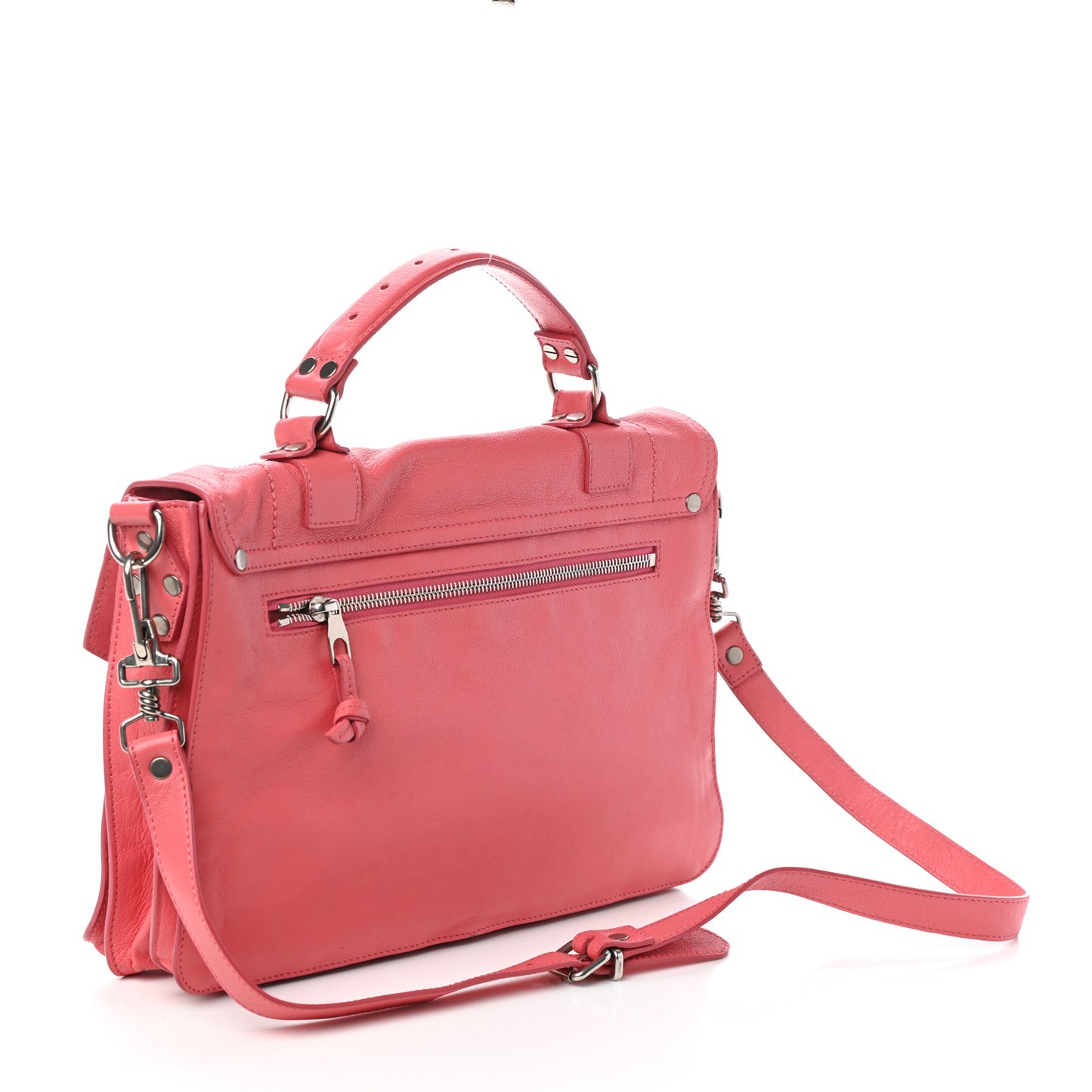 Lambskin Medium PS1 Satchel Hibiscus