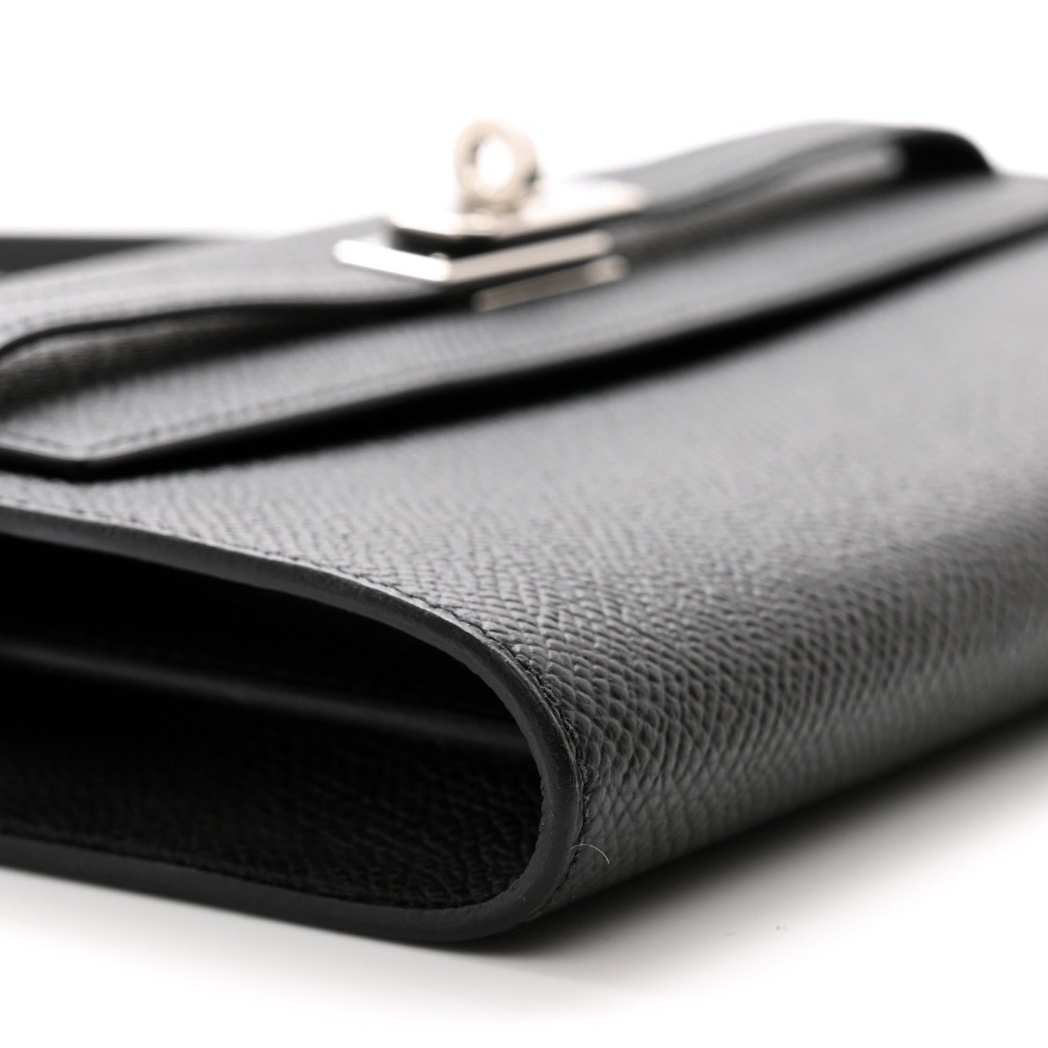 Hermes Epsom Kelly Wallet To Go Black 9 of 12