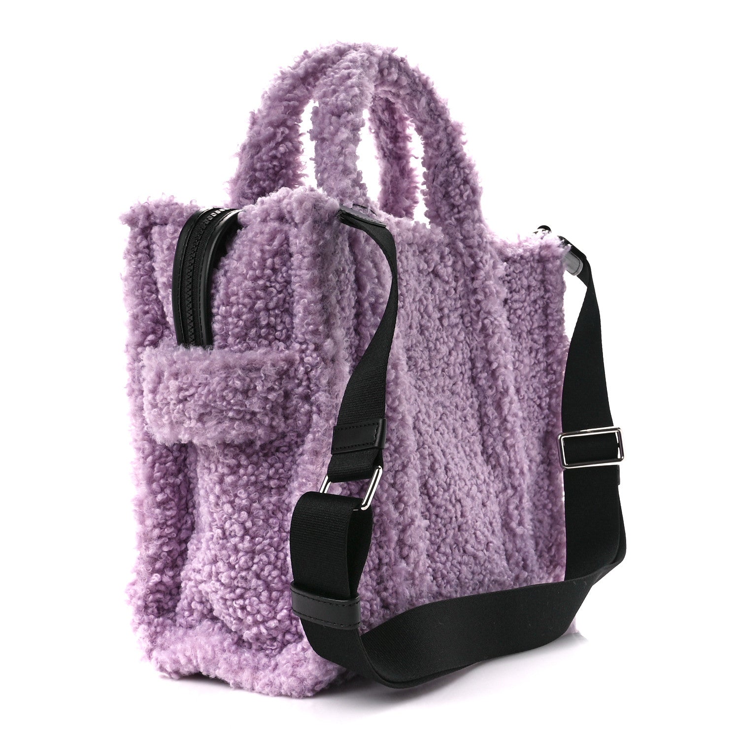 Marc Jacobs Polyester Cotton Small The Teddy Traveler Tote Bag Arctic Dust 3 of 11