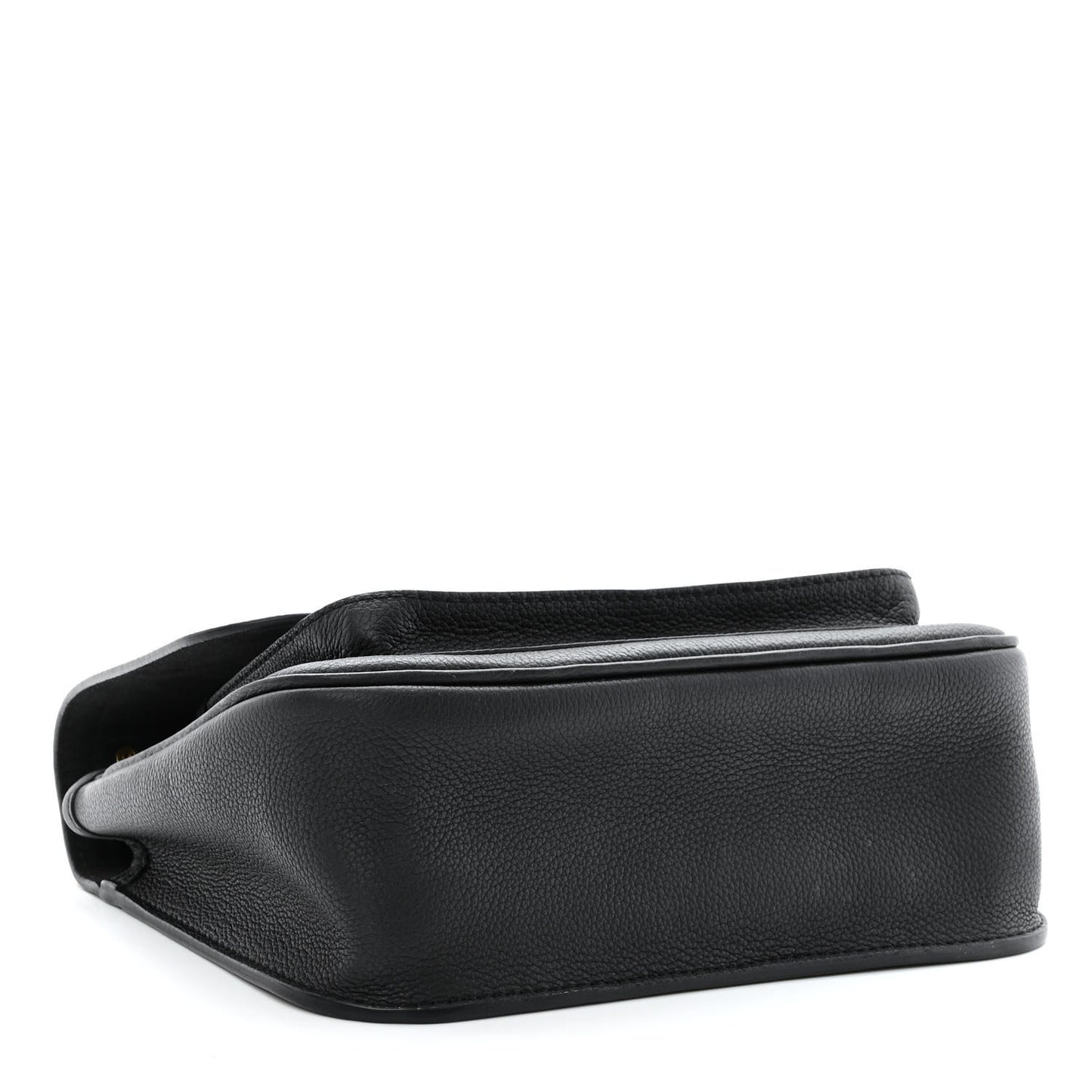 Grained Calfskin Lockme Chain Bag PM Black