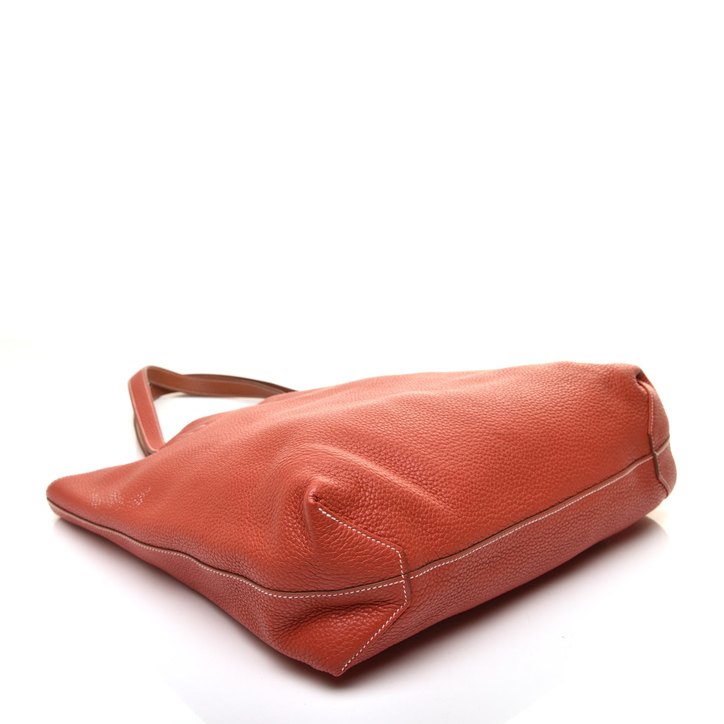Taurillon Clemence Double Sens 36 Reversible Tote Gold Sanguine