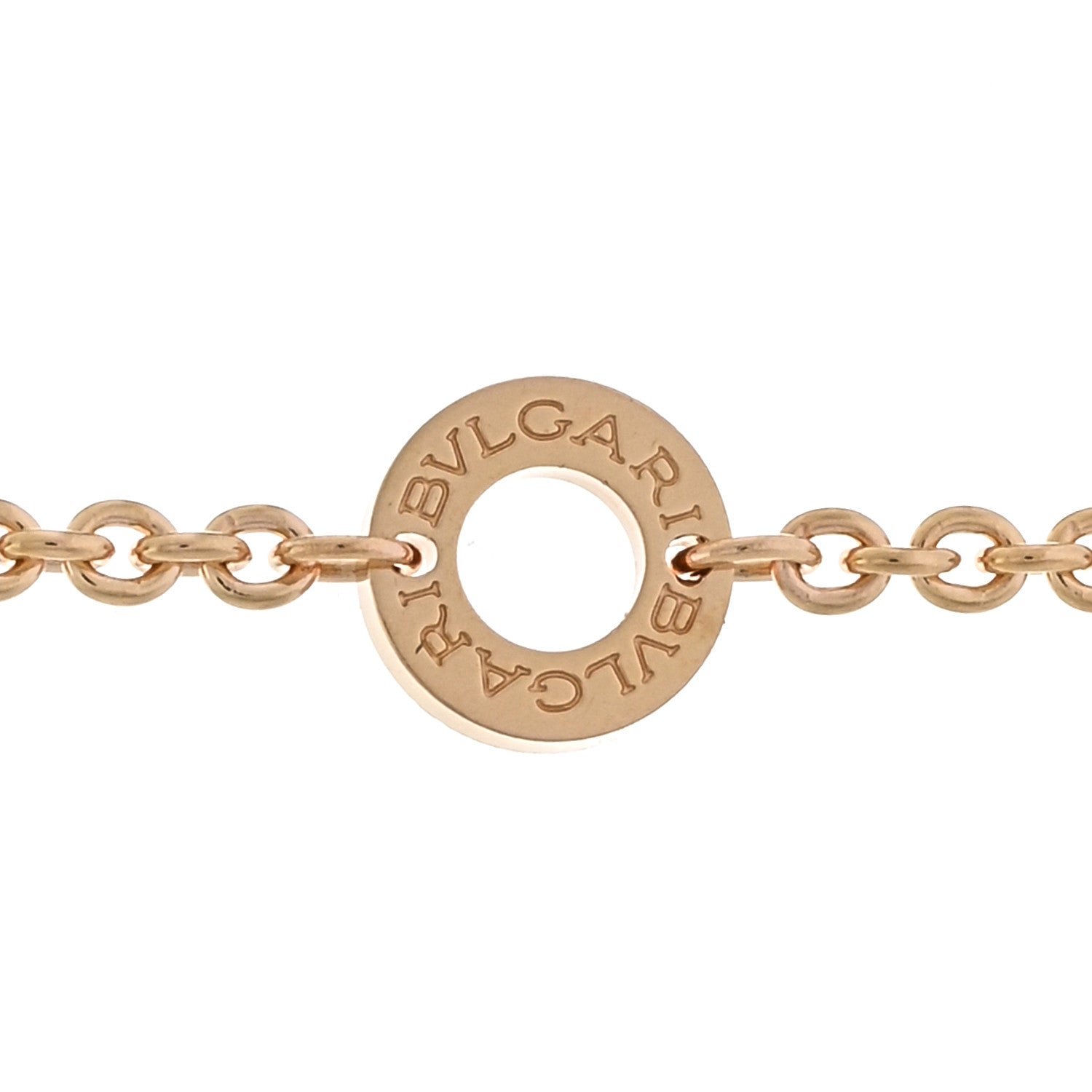 Bulgari 18K Rose Gold Ceramic B.Zero1 Legends Pendant Necklace Black 4 of 5