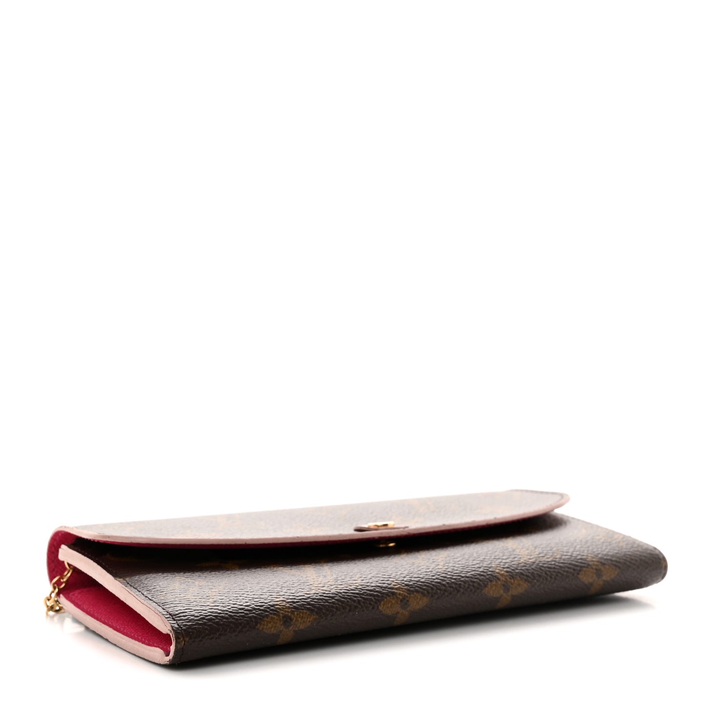 Monogram Bloom Flower Emilie Wallet Fuchsia