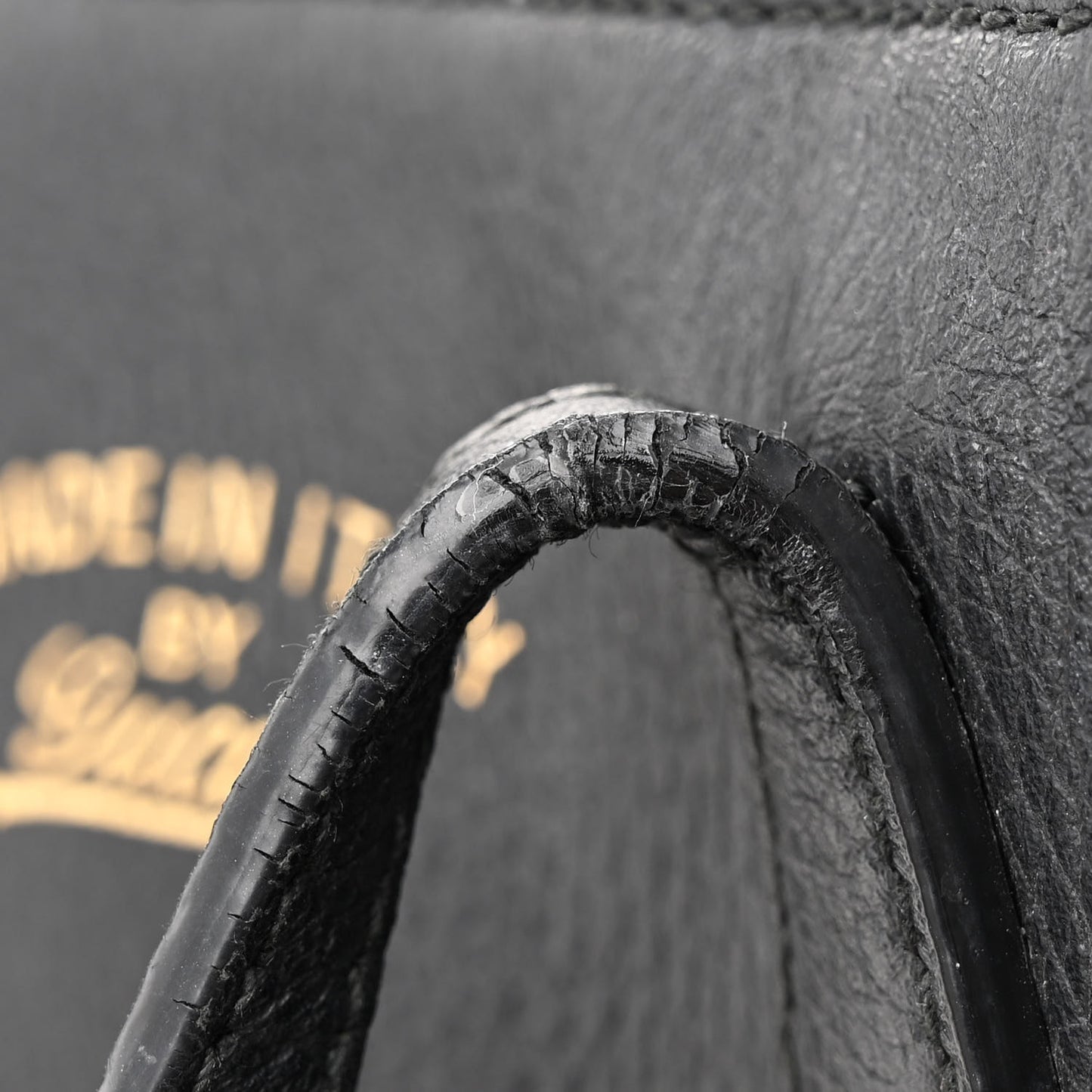 Pebbled Calfskin Small Swing Tote Black