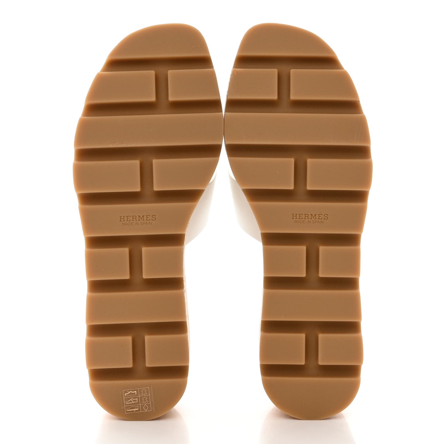 Calfskin Cork Eze 30 Sandals 36 White