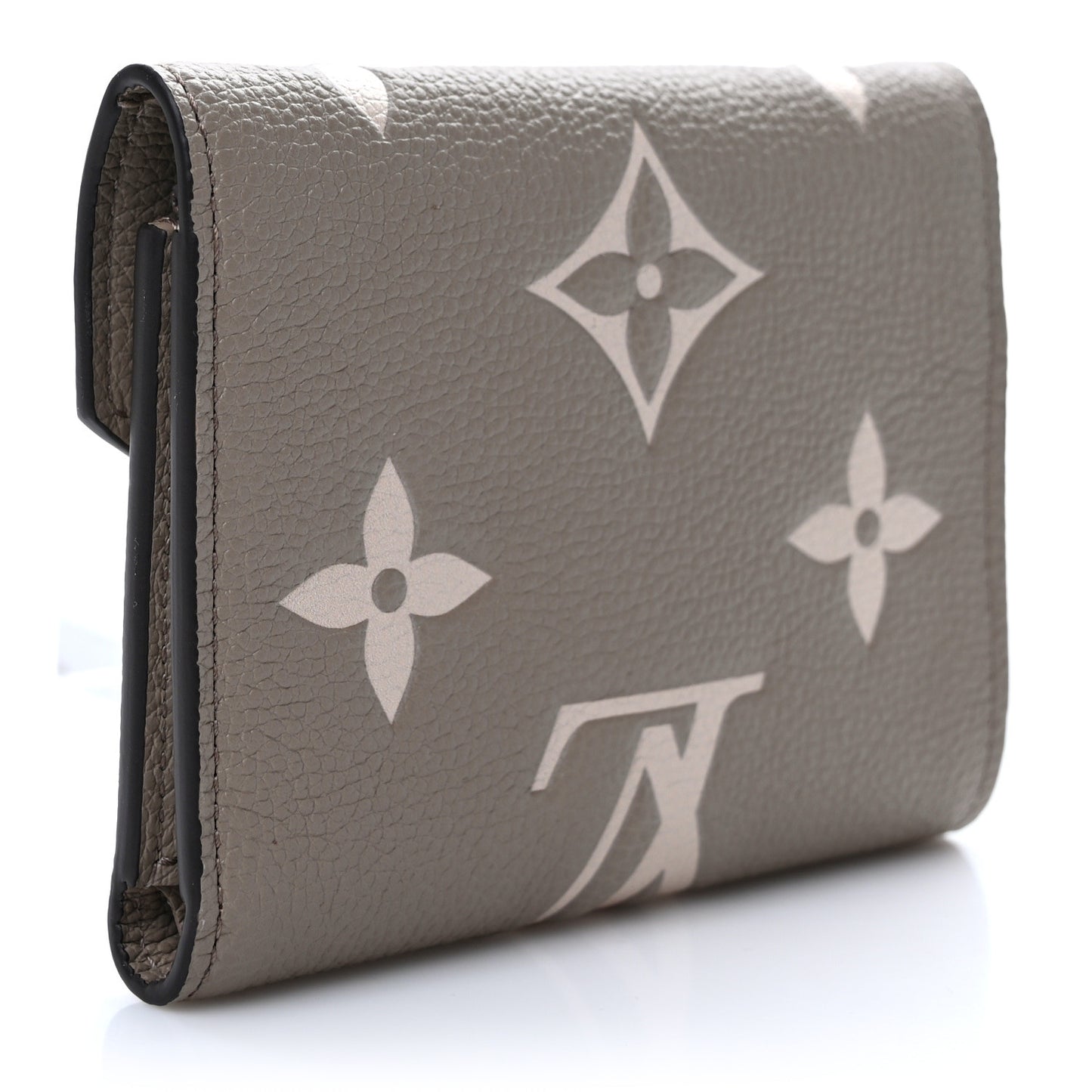 LOUIS VUITTON Empreinte Monogram Giant Victorine Wallet Tourterelle Creme