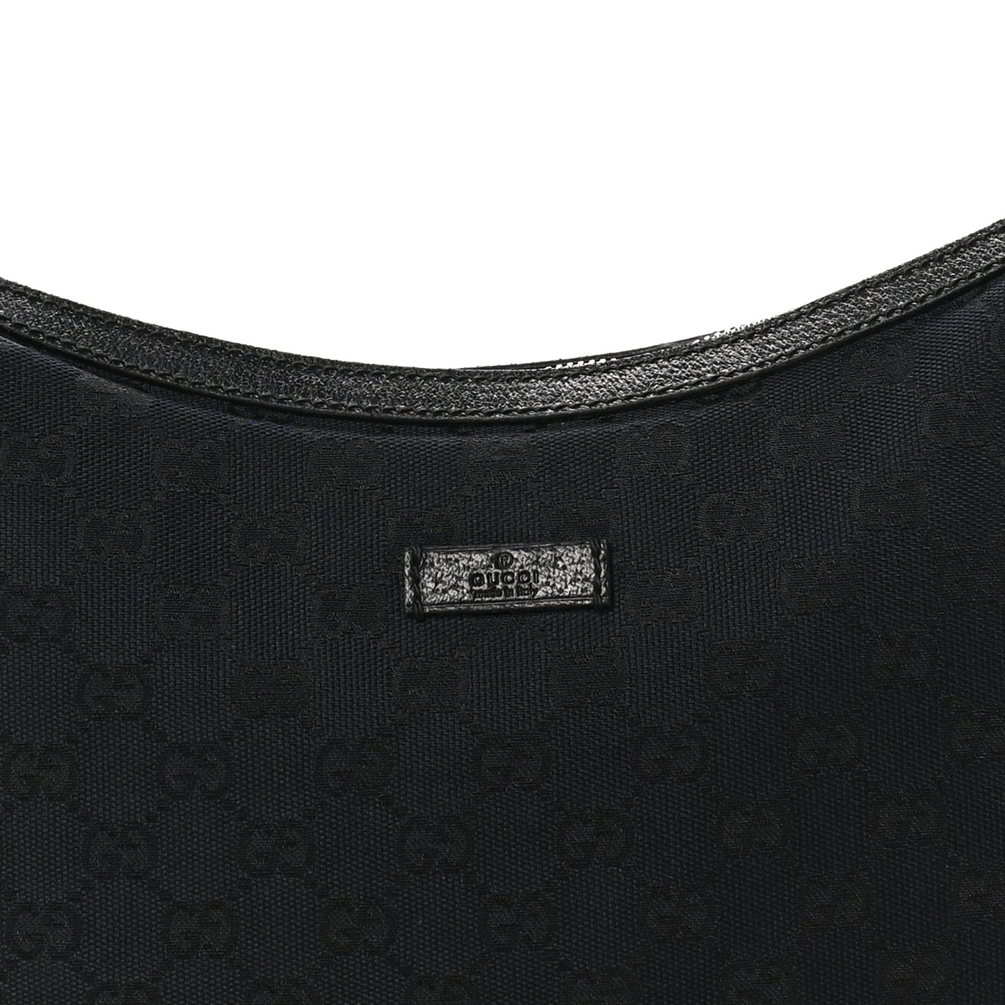 Monogram Medium Half Moon Hobo Black