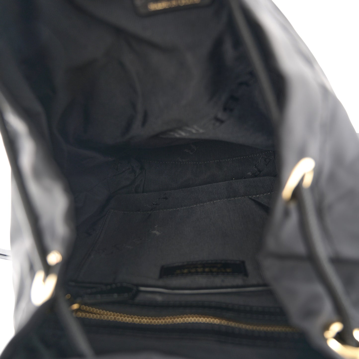 Nylon Medium Rucksack Backpack Black