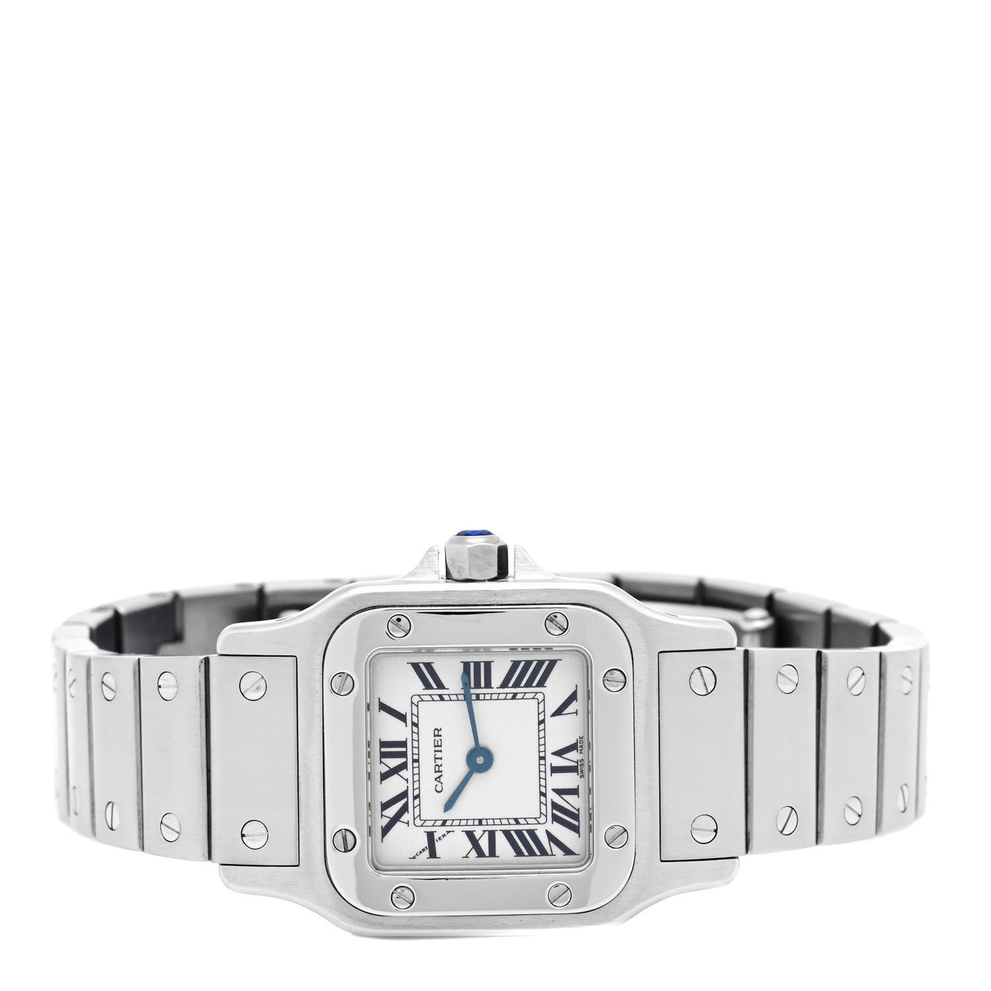 Stainless Steel 24mm Santos de Cartier Galbee Quartz Watch