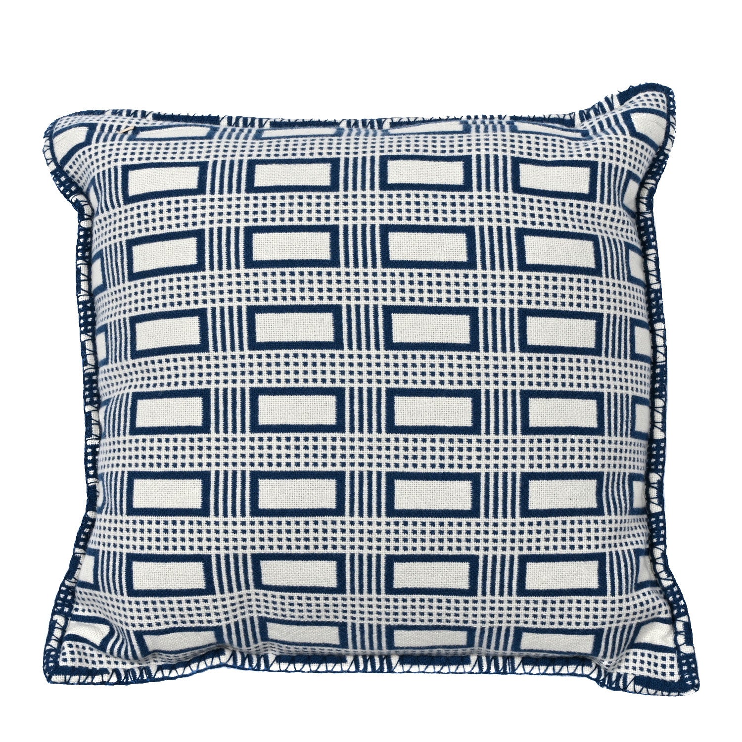 Hermes Twill D H Infini Pillow Blue 2 of 4