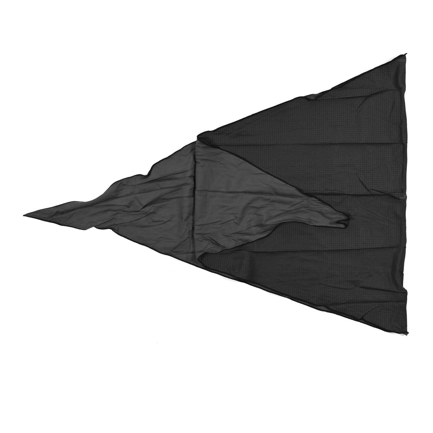 Silk Losange Scarf Black Grey