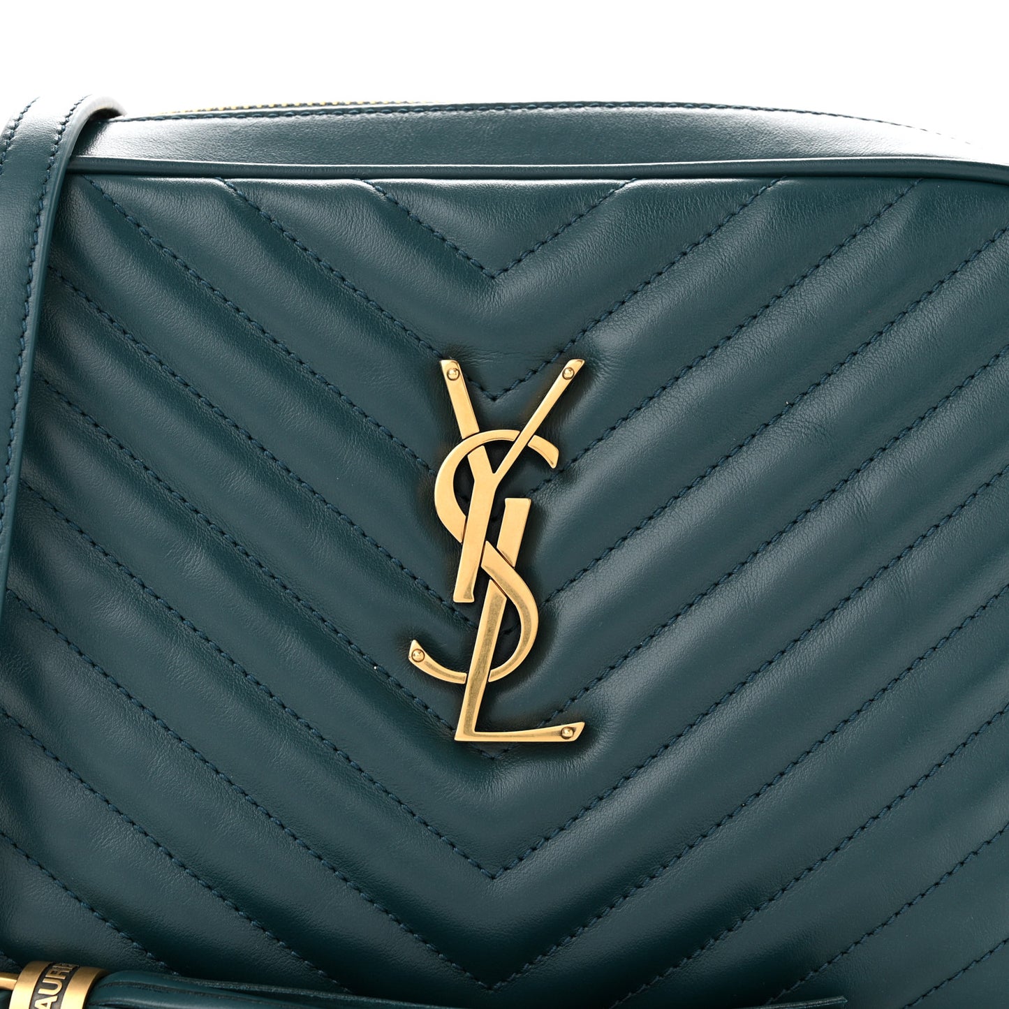 Calfskin Matelasse Monogram Lou Camera Bag Sea Turquoise