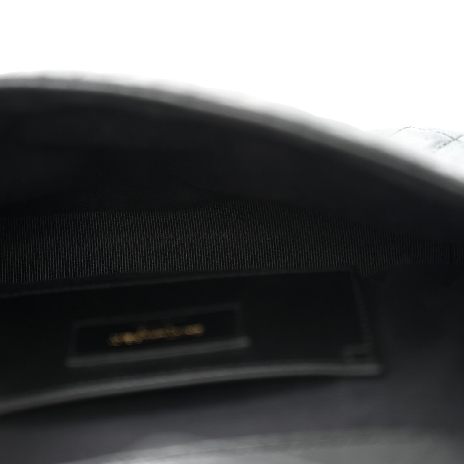 Saint Laurent Calfskin Mixed Matelasse Triquilt Small Monogram Satchel Black 5 of 14