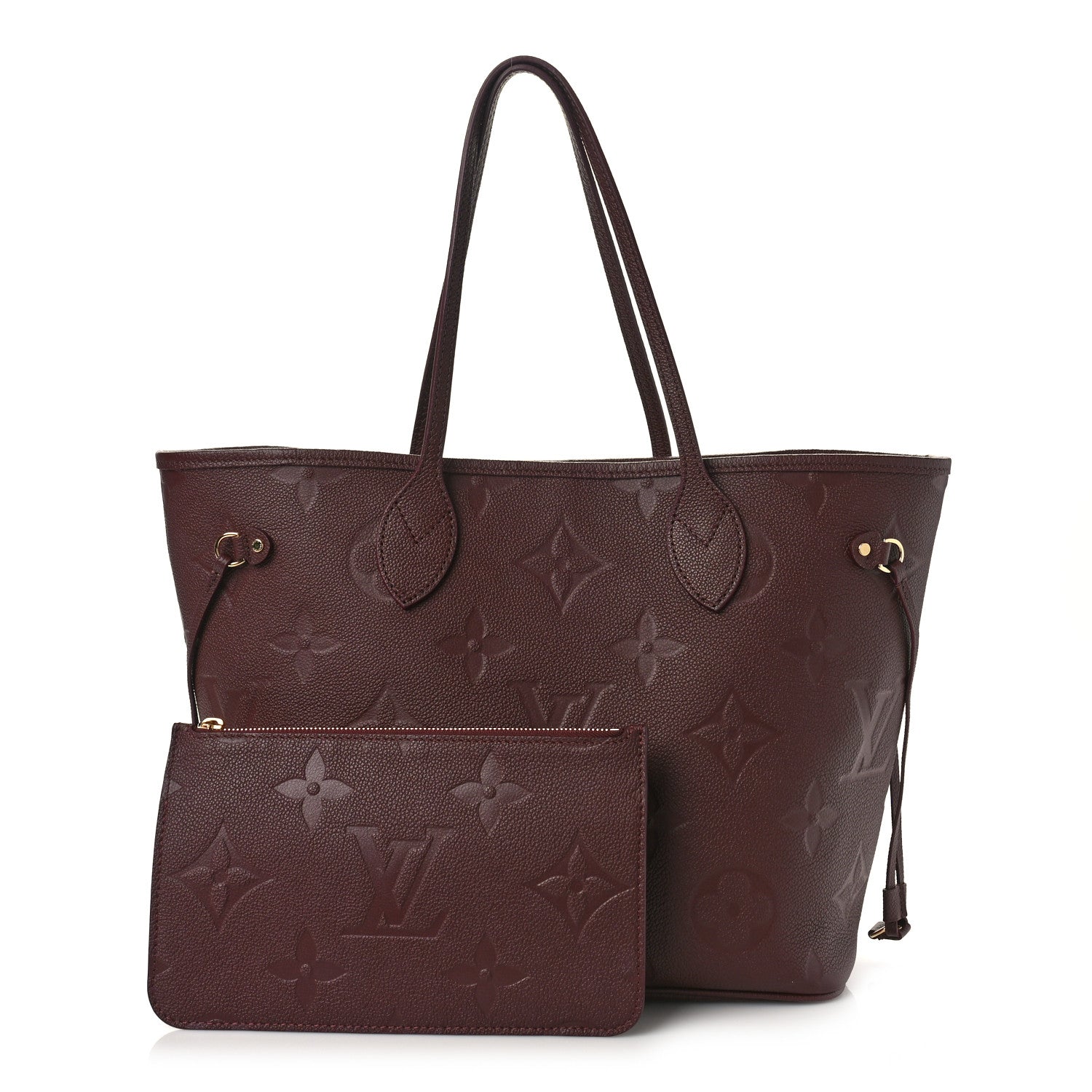 Louis Vuitton Empreinte Monogram Giant Neverfull MM Wine 1394427