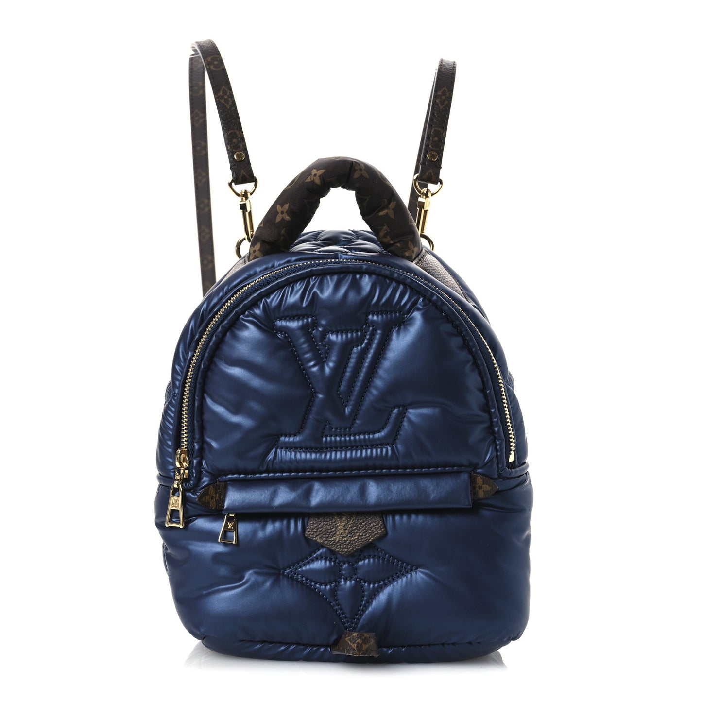Econyl Mini Monogram Pillow Palm Springs Backpack Mini Navy