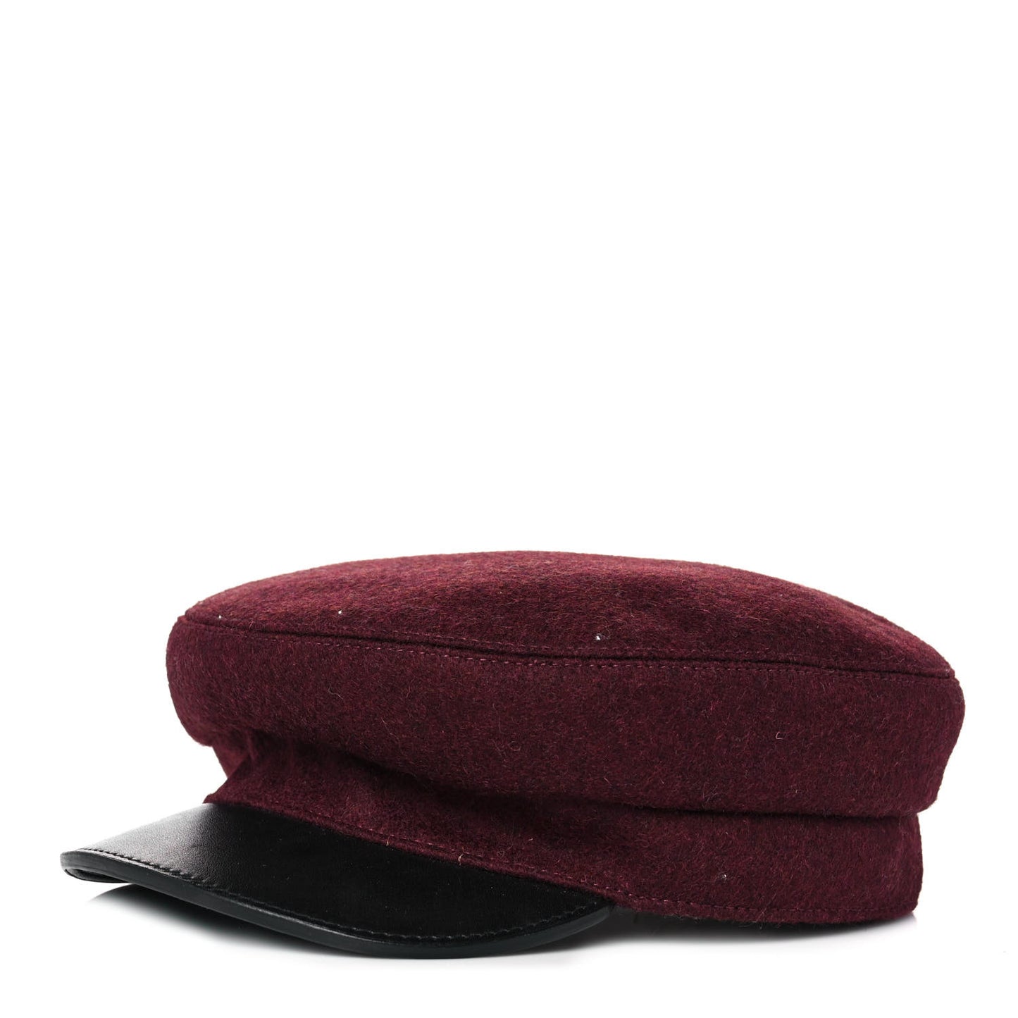 Glossy Lambskin Wool Womens Vauban Cap 57
