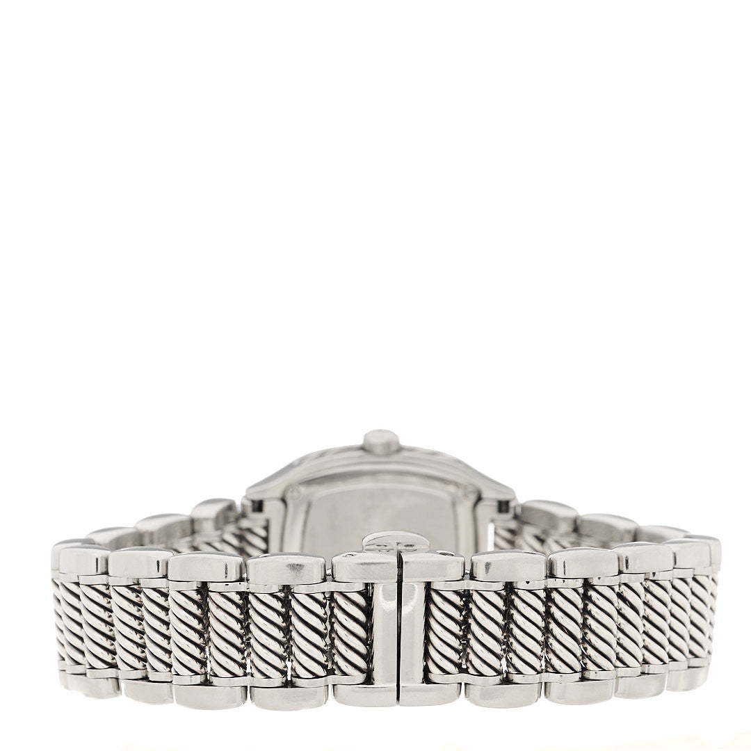 Stainless Steel Diamond Mother of Pearl 25mm Thoroughbred Quartz Watch