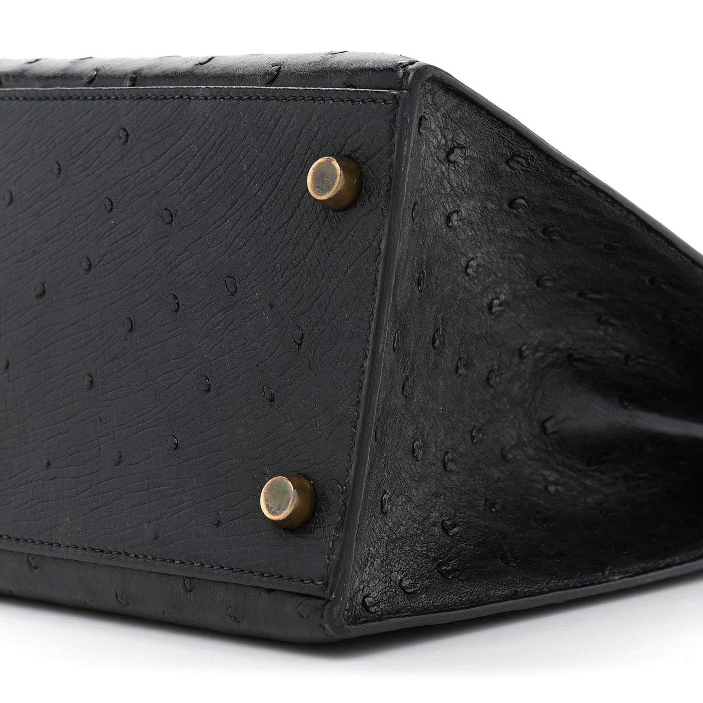 Ostrich Kelly Sellier 28 Black