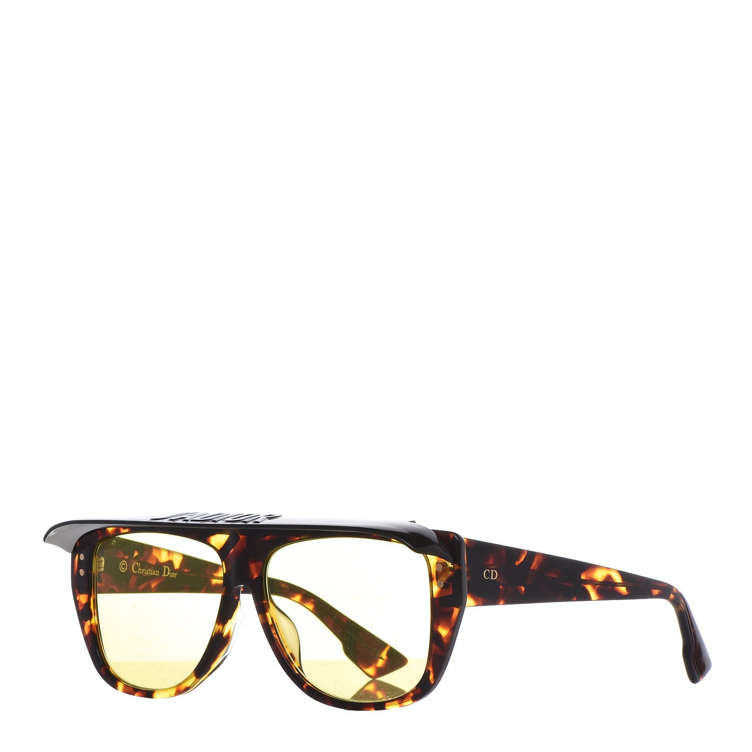 Christian Dior Club Sunglasses Tortoise Yellow 368831 – FASHIONPHILE