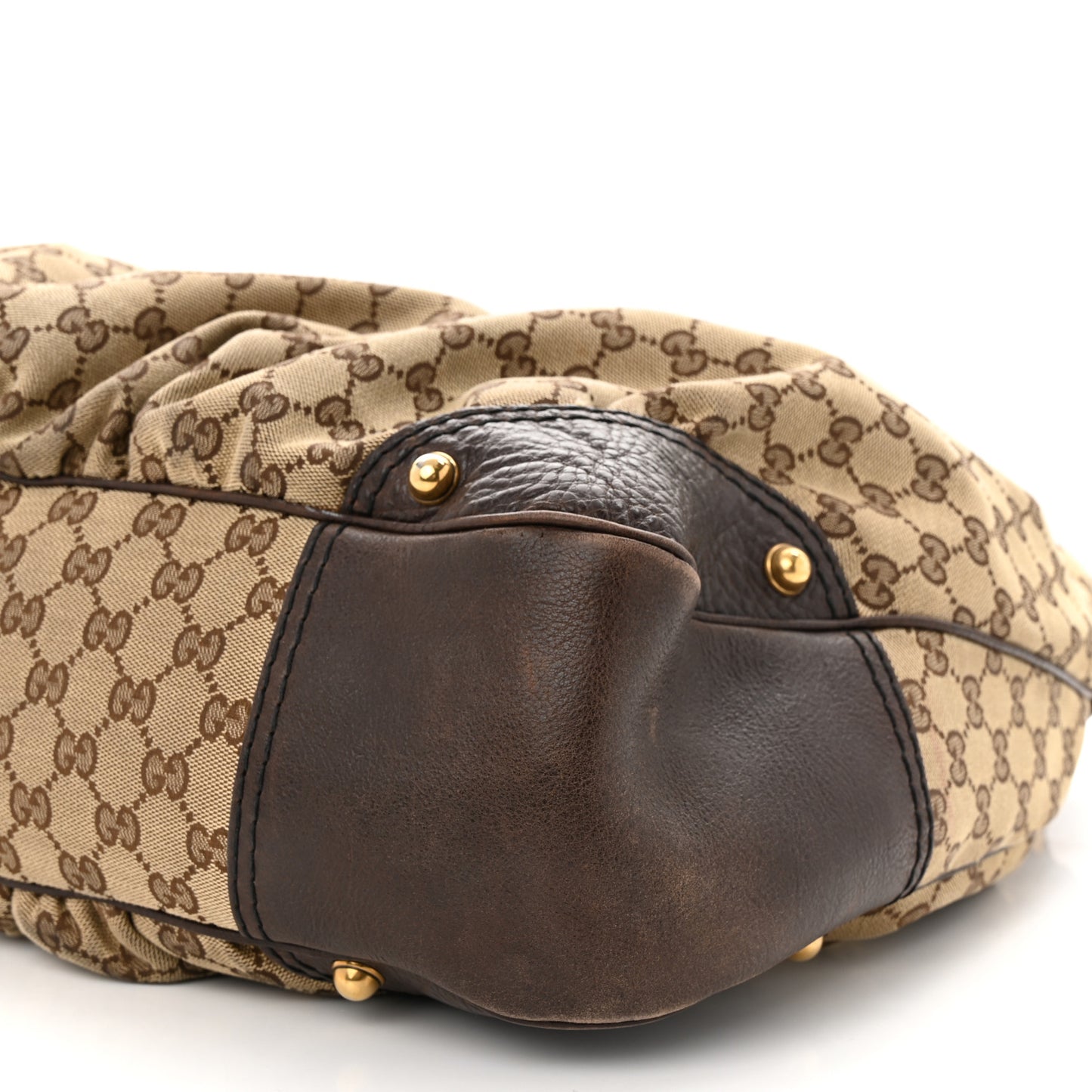 Monogram Large Jockey Hobo Dark Brown