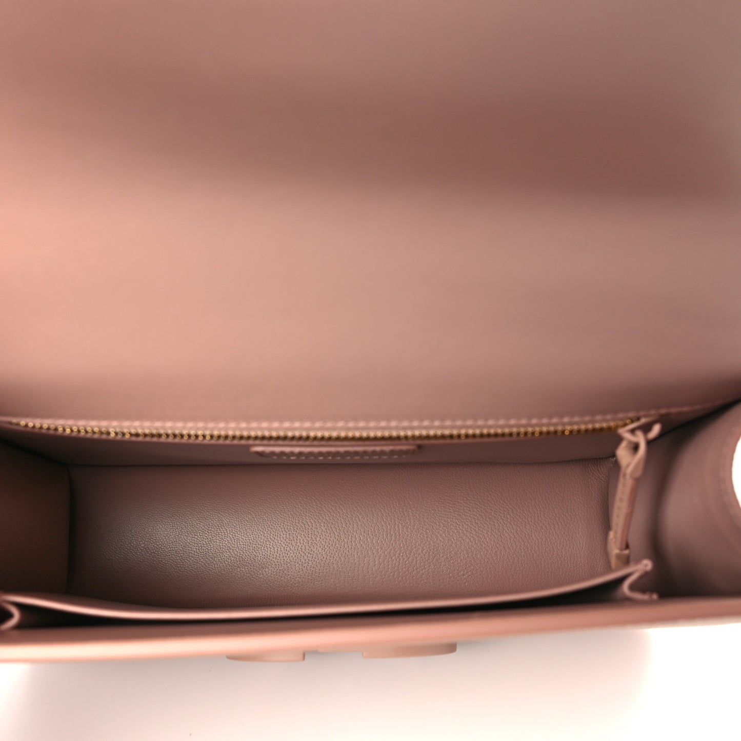 Ultra Matte Grained Calfskin 30 Montaigne Flap Bag Blush