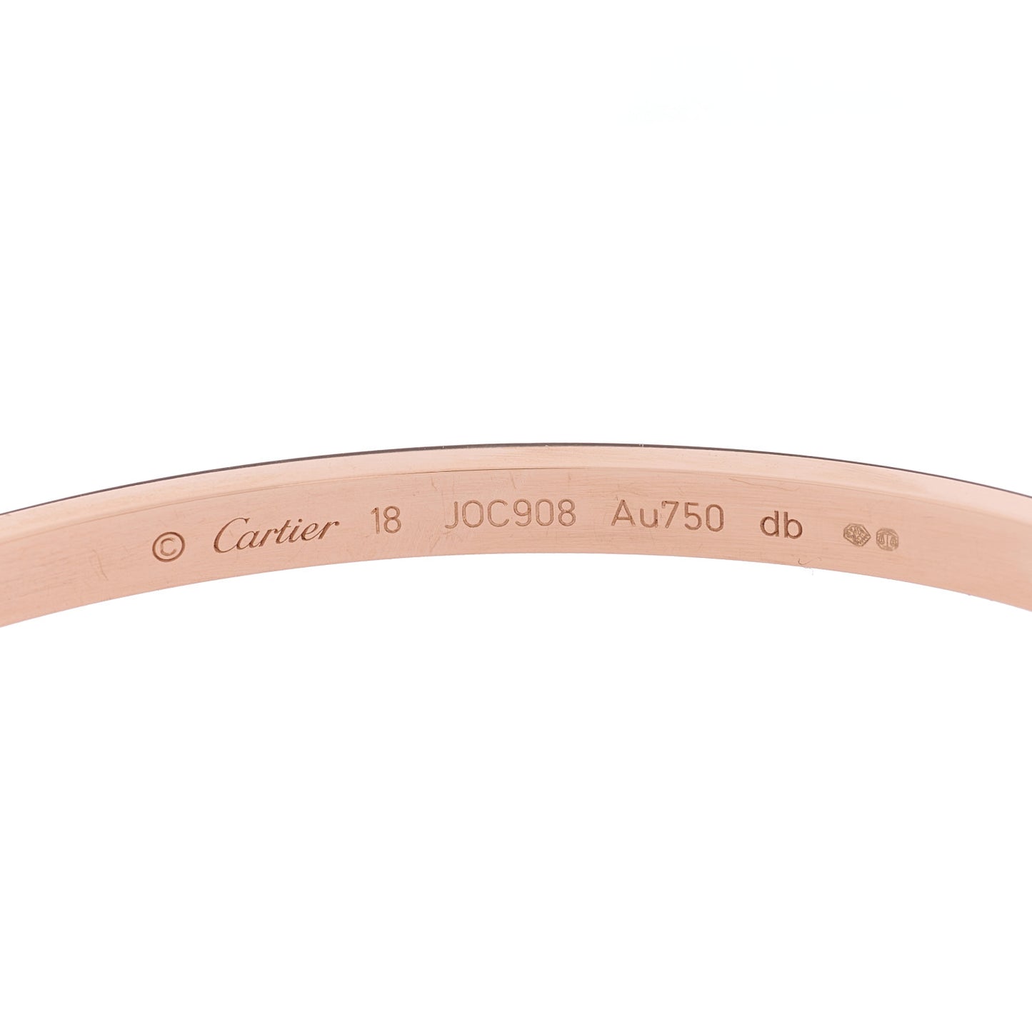 18K Pink Gold Small LOVE Bracelet 18