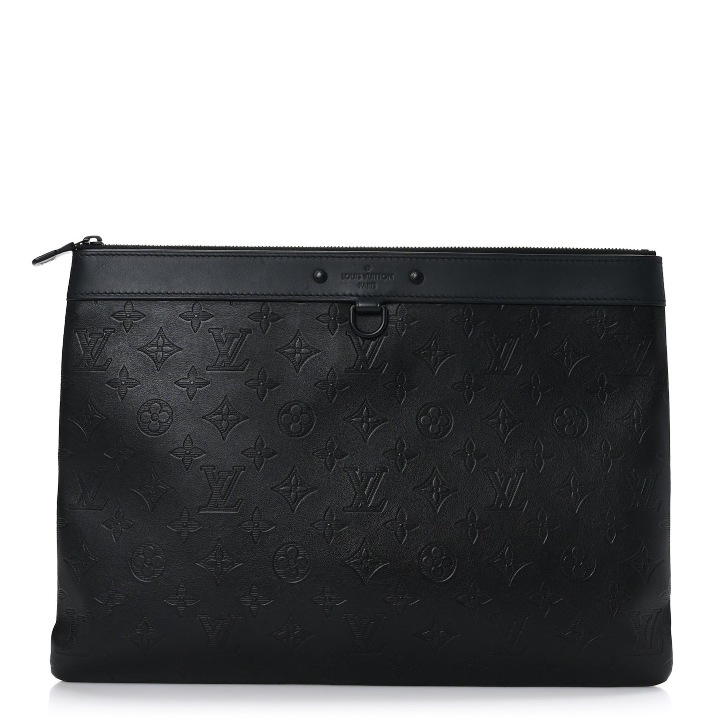 Calfskin Monogram Shadow Discovery Pochette Black