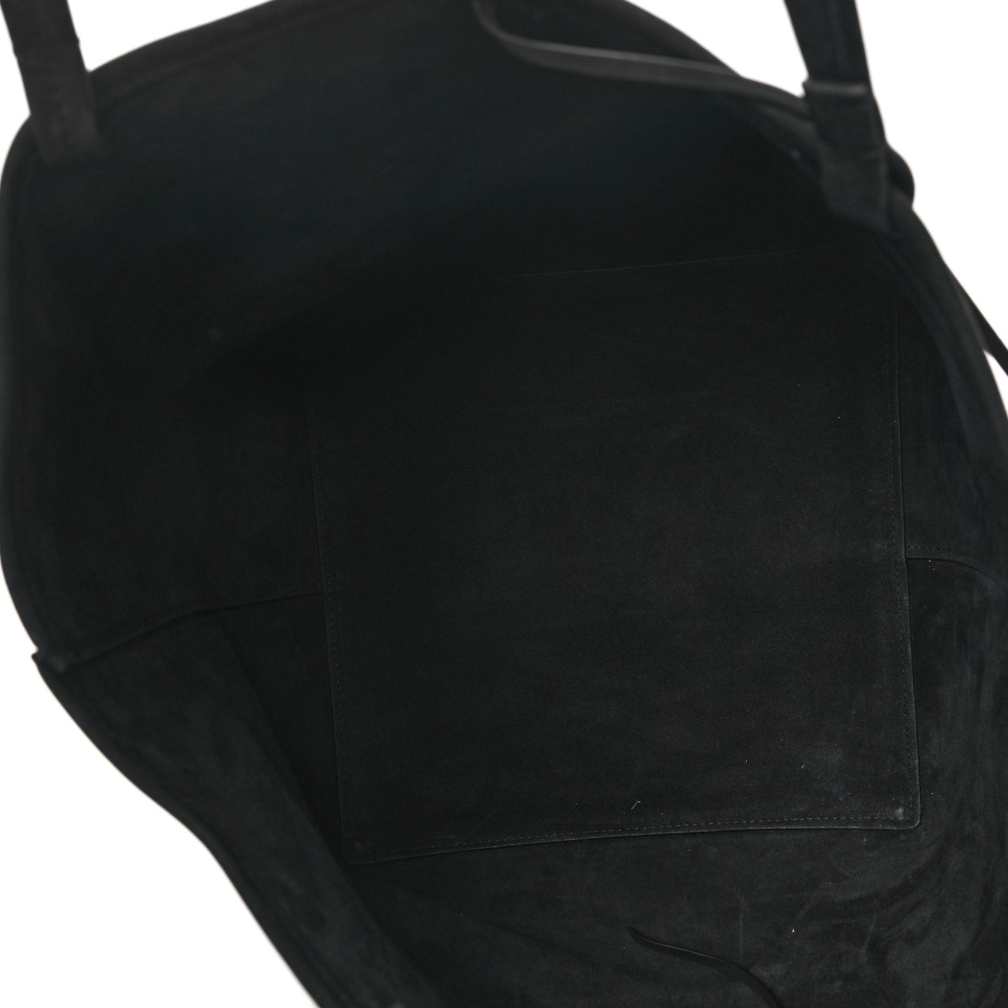 Suede Park Tote Three Black