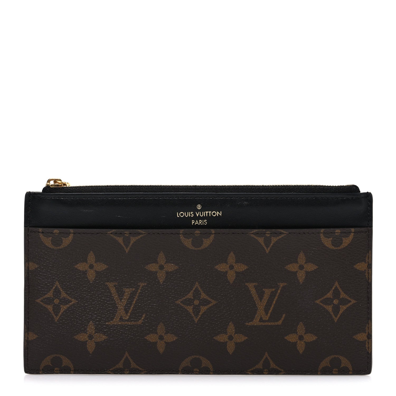 Louis Vuitton Monogram Slim Purse Black 1867367 – FASHIONPHILE