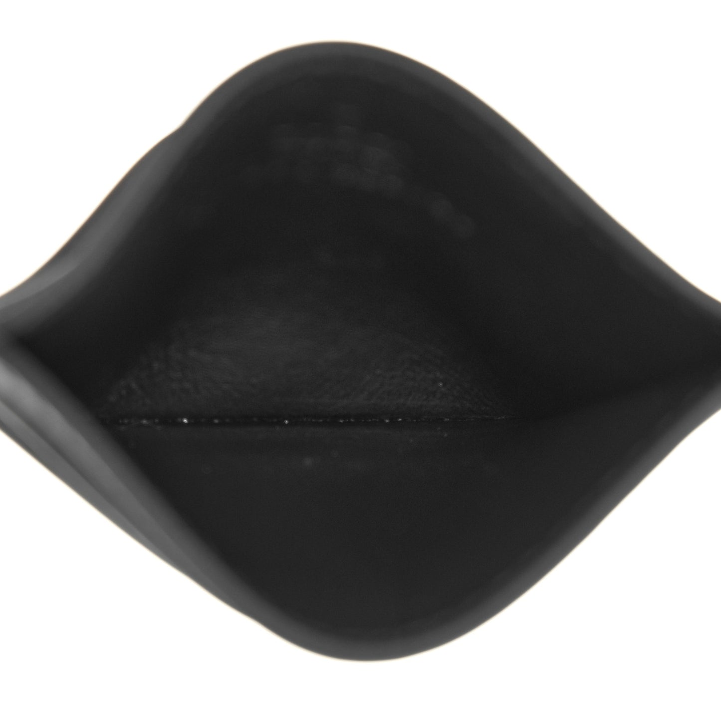 Plutone Calfskin Logo Card Holder Black