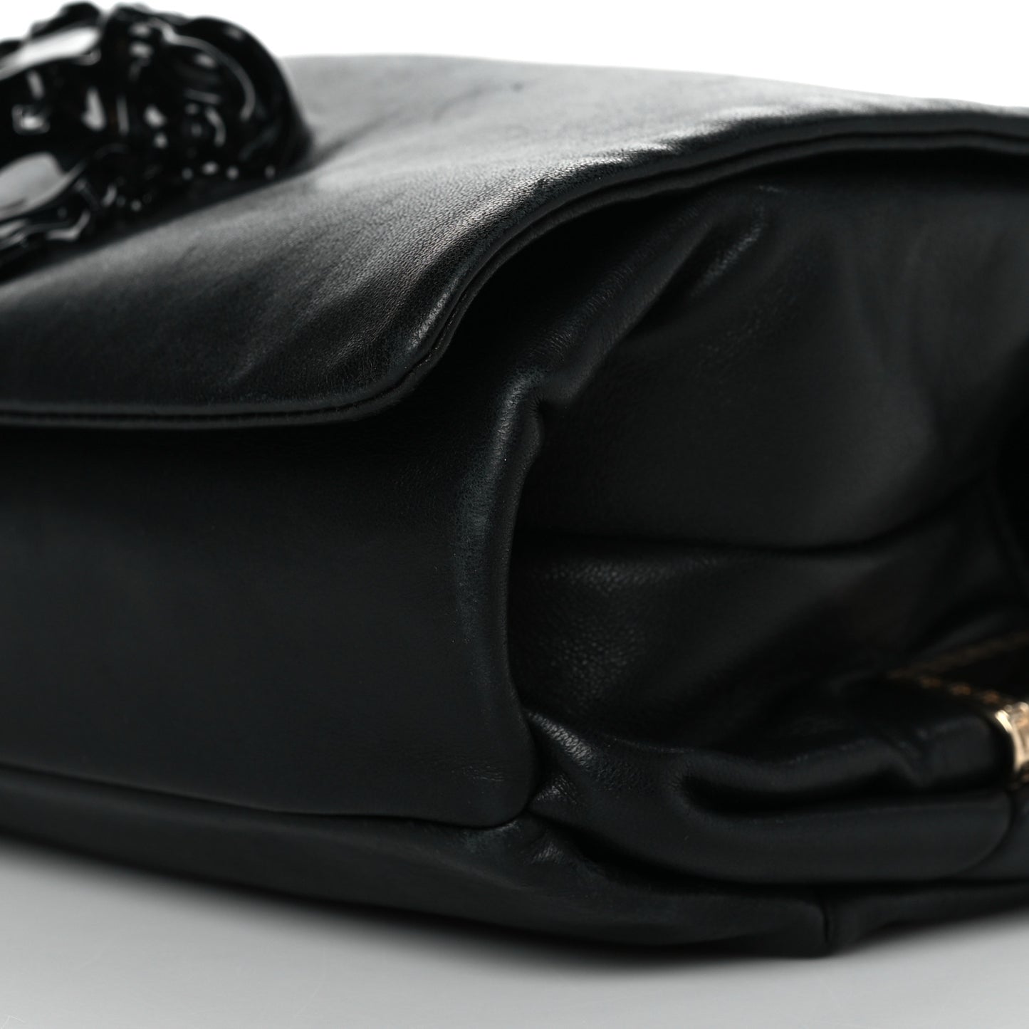 Nappa Palazzo Sultan Shoulder Bag Black