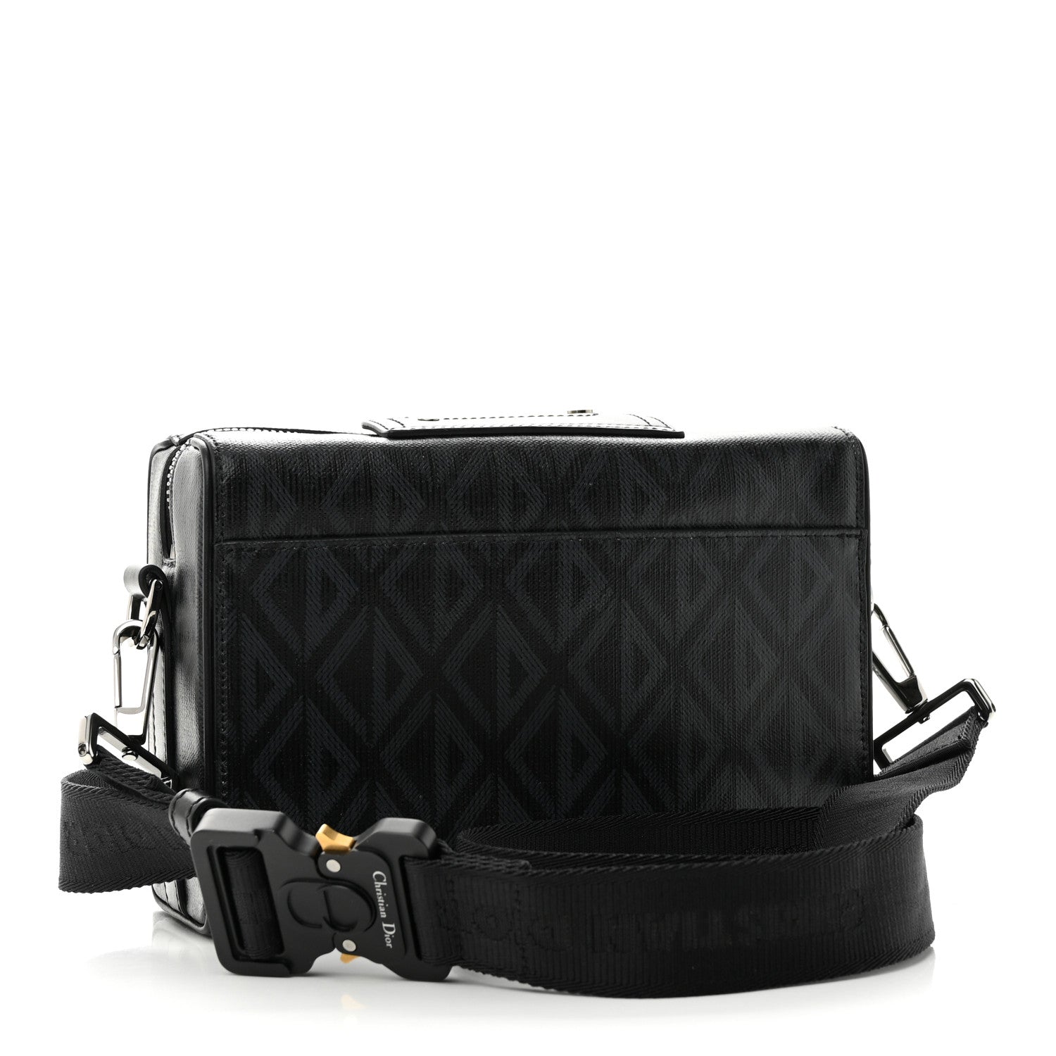 Christian Dior Canvas CD Diamond Lingot 22 Bag Black 3 of 9