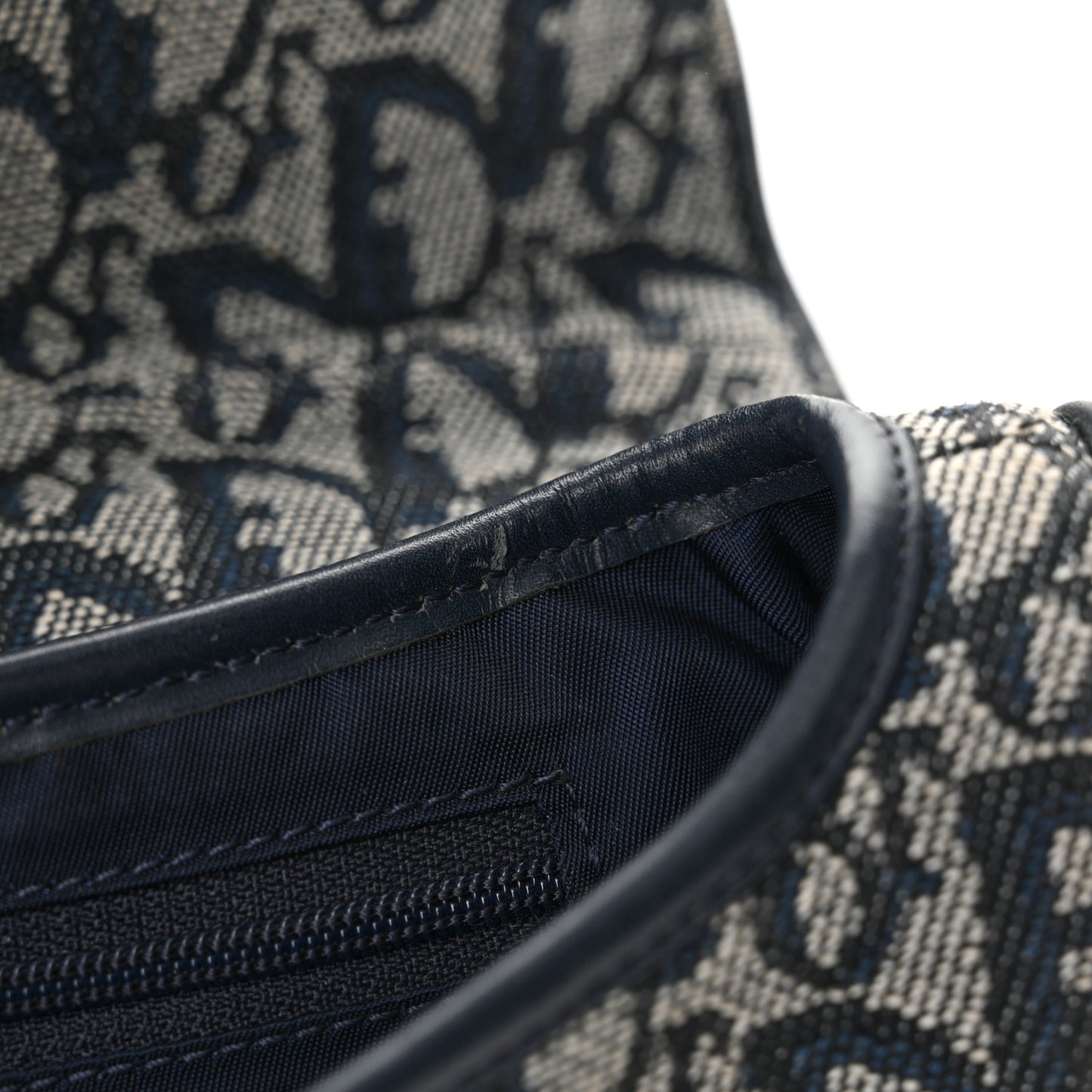 Monogram Saddle Bag Blue