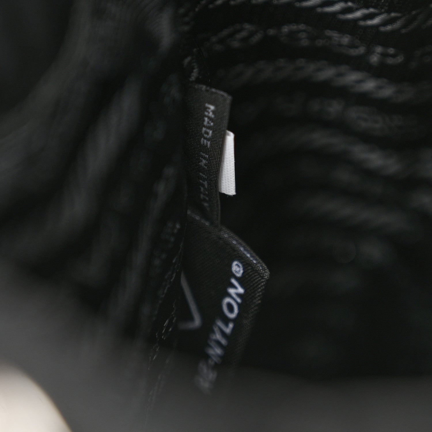 Prada Saffiano Tessuto Nylon Vela Bucket Wristlet Black 7 of 10