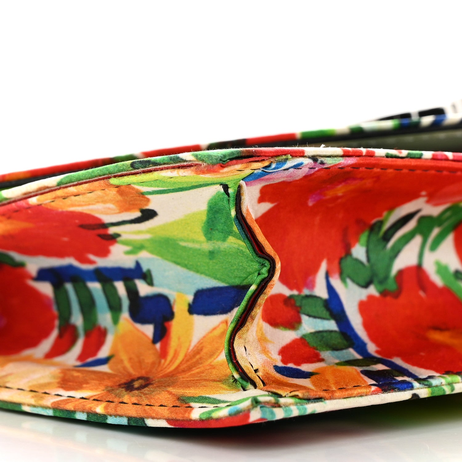 Christian Louboutin Satin Loubi54 Crossbody Clutch Multicolor 8 of 9