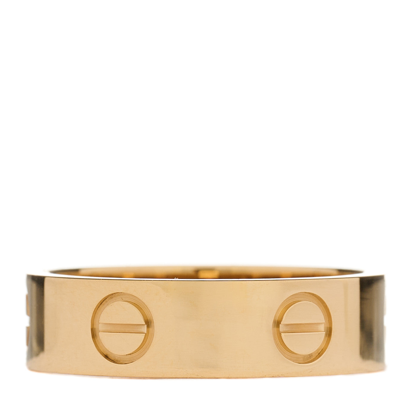 18K Yellow Gold 5.5mm LOVE Ring 56 7.75