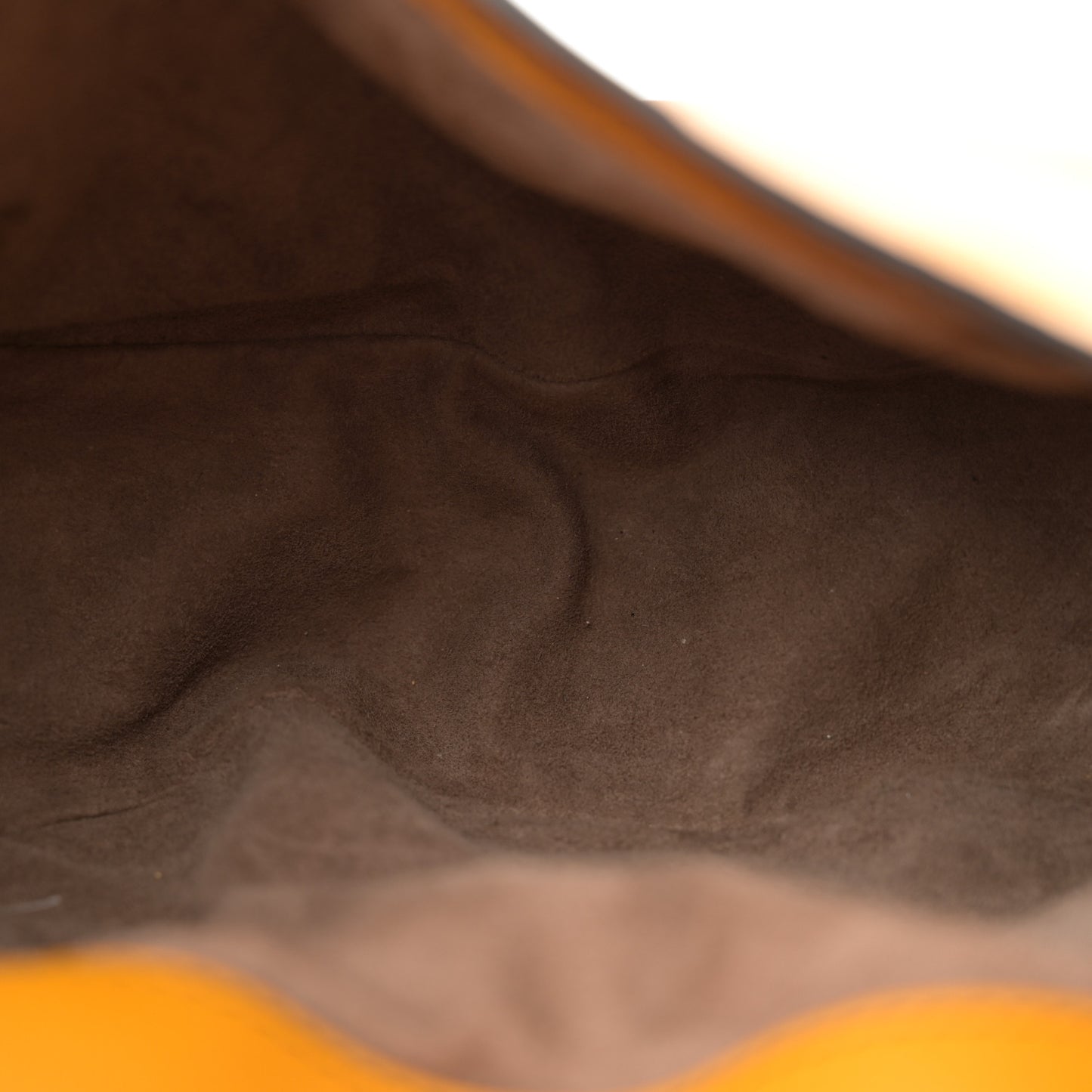 Nappa Intrecciato Small Nodini Flap Crossbody Marigold