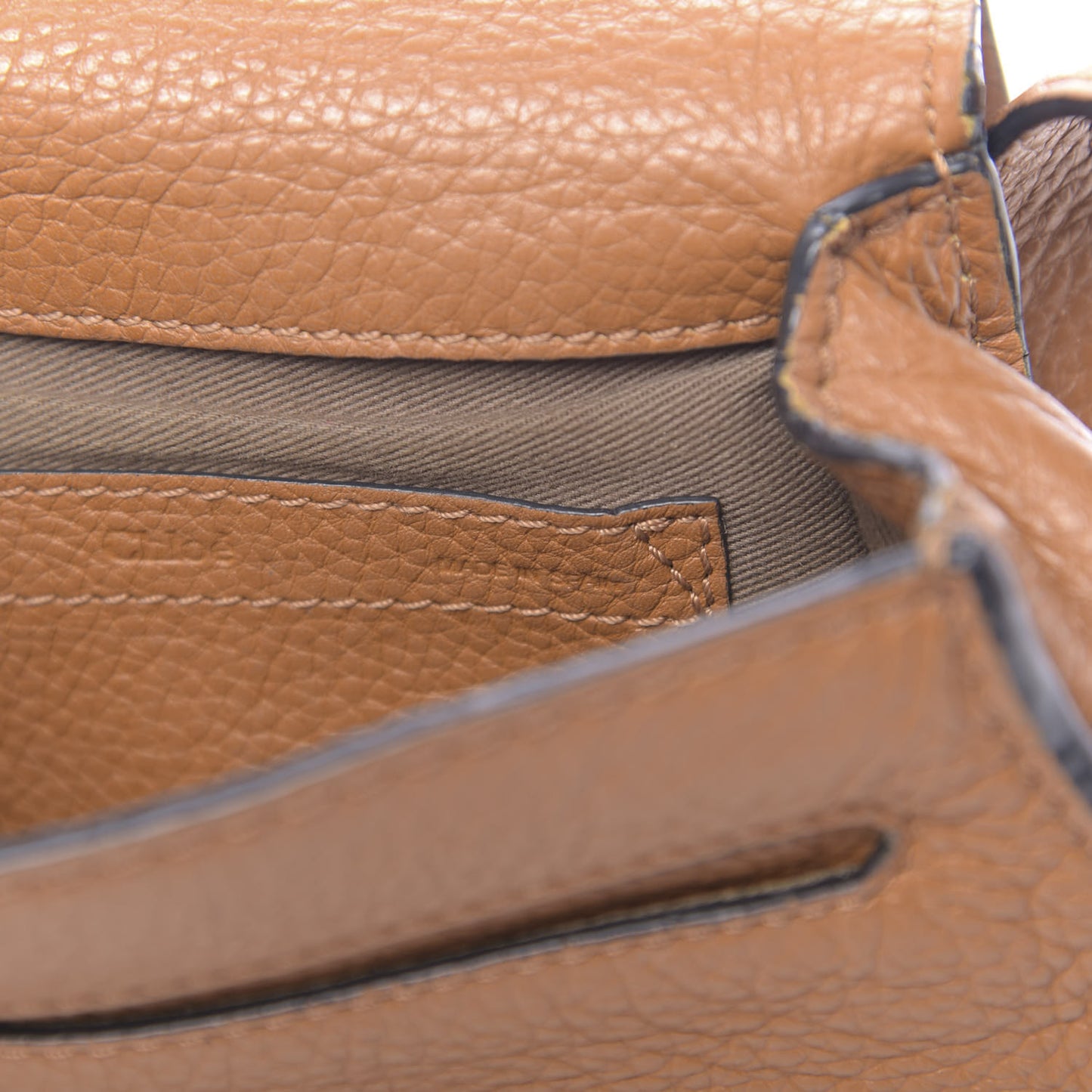 Calfskin Mini Marcie Round Crossbody Bag Tan