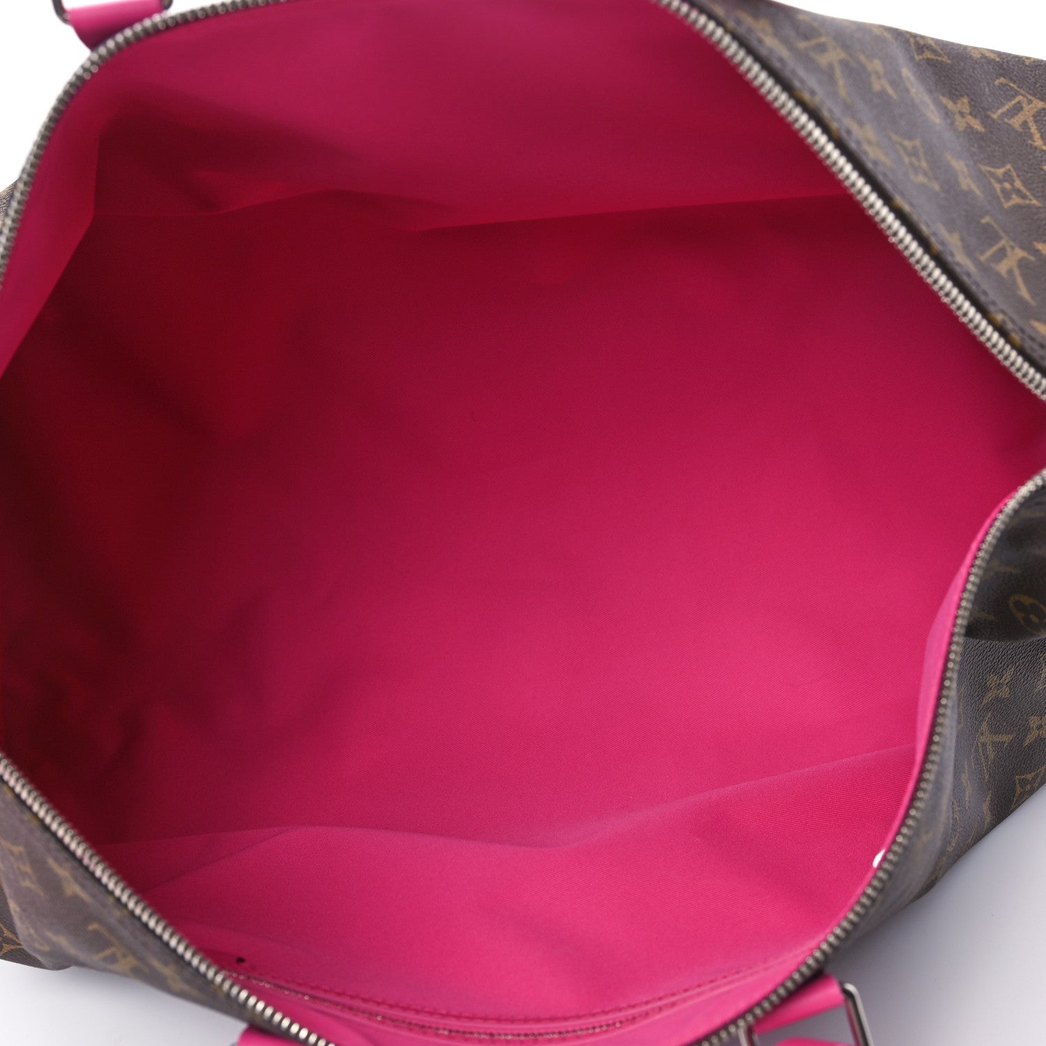 Louis Vuitton Monogram Macassar Keepall Bandouliere 50 Fuchsia 4 of 10