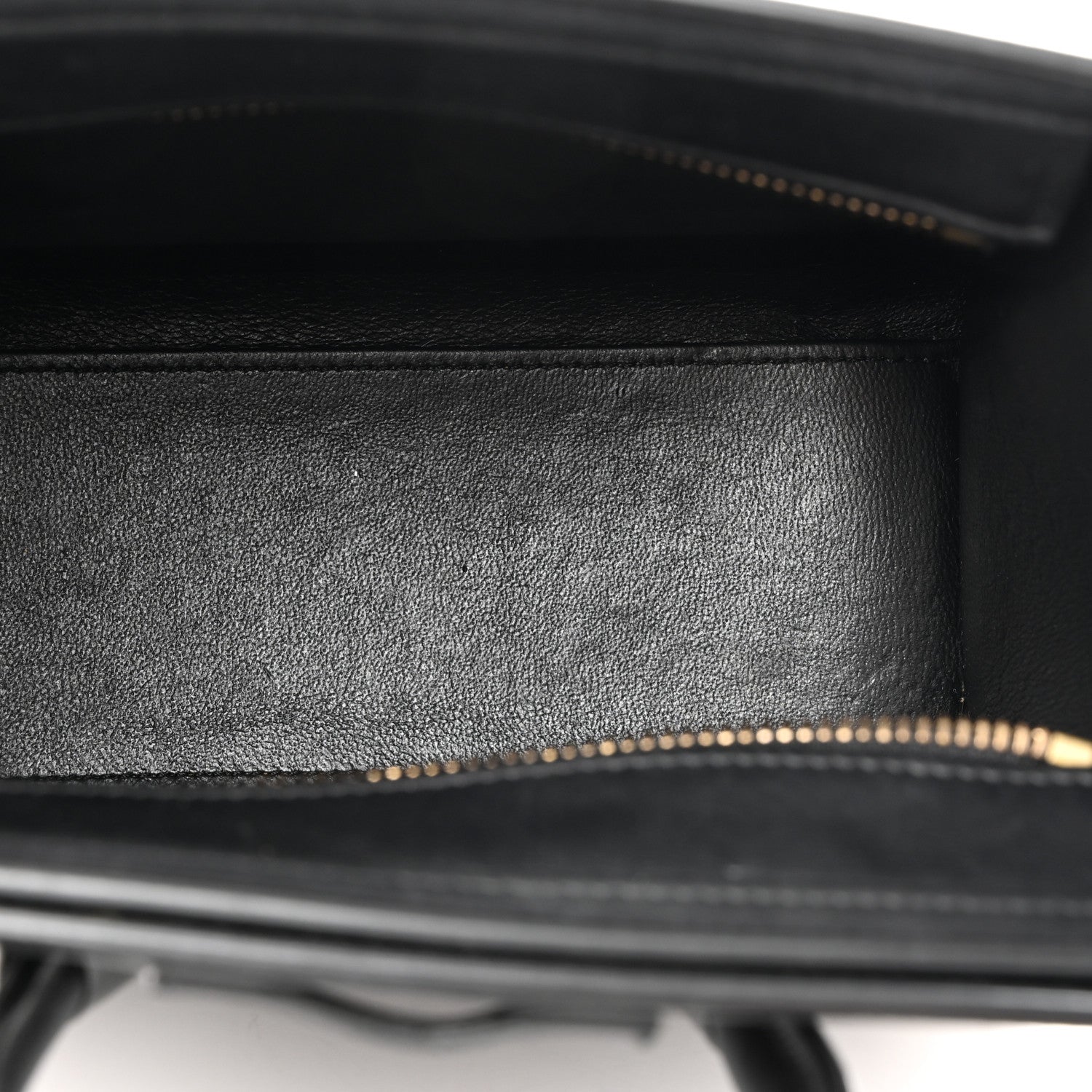 Celine Smooth Calfskin Nano Luggage Black 5 of 10