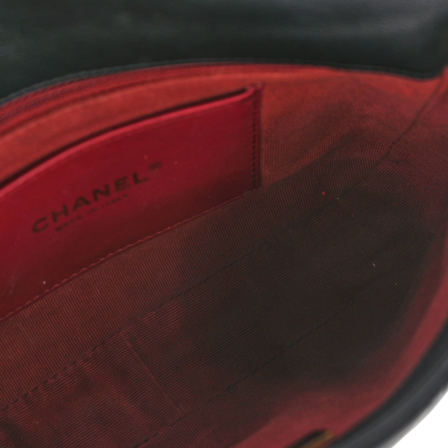 Chanel Lambskin Quilted Chain Flap Black 11 of 11