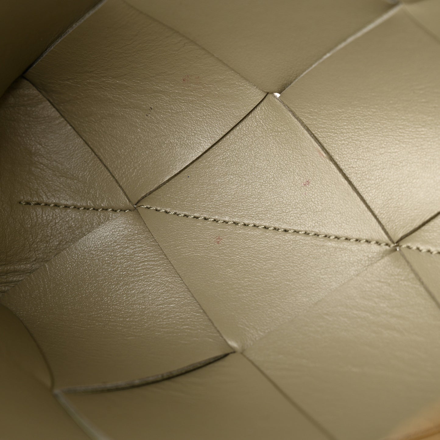 Lambskin Maxi Intrecciato Small Cassette Camera Bag Travertine