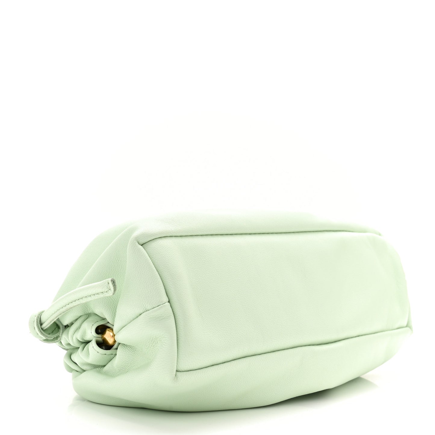 Lambskin Mini Cloud Clutch Sage