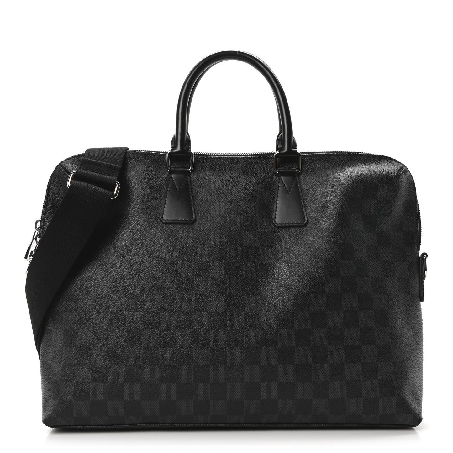 Damier Graphite Porte-Documents Jour