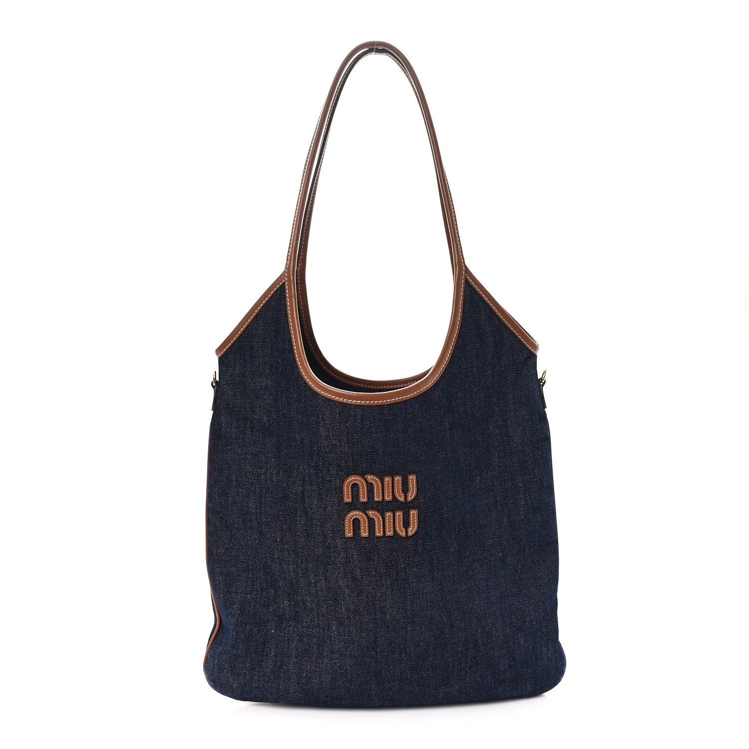 Miu Miu Denim Ivy Blue Brandy 1872093 – FASHIONPHILE