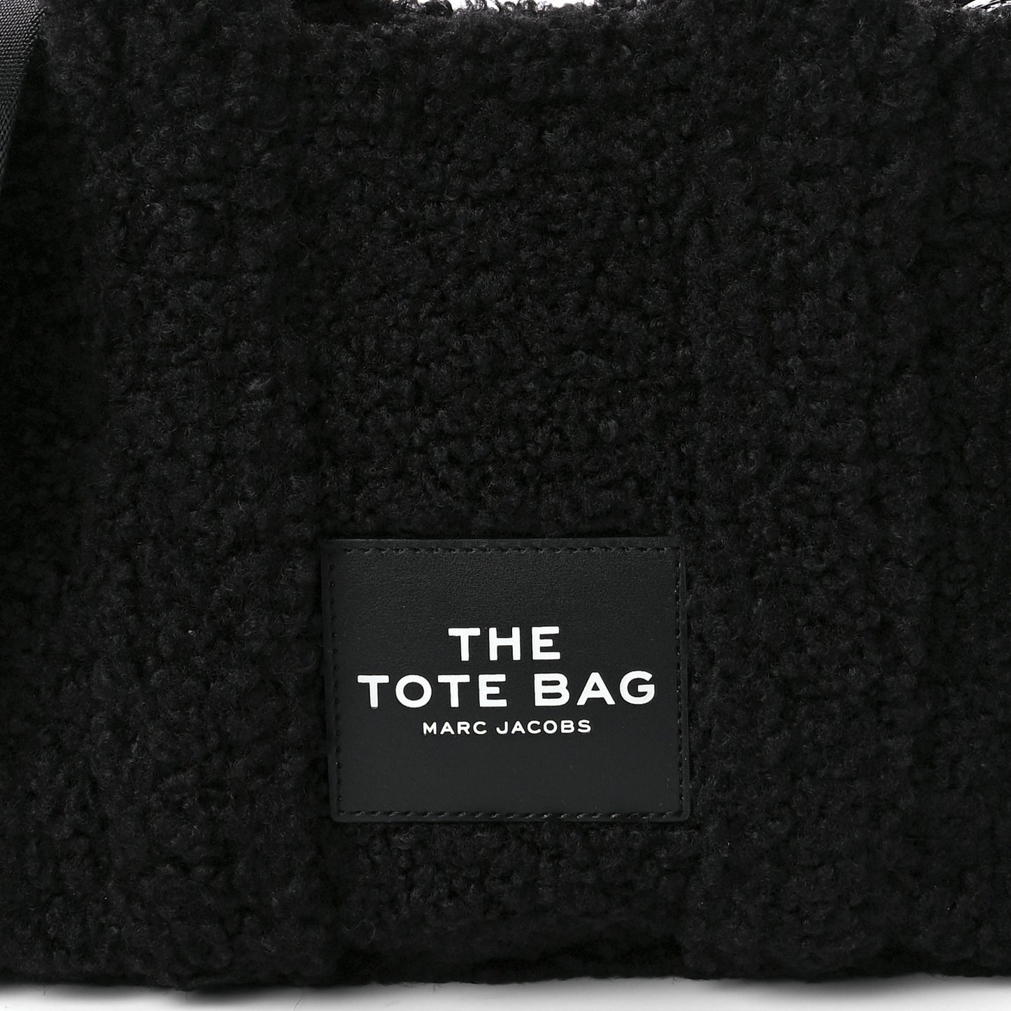 Polyester Cotton Mini The Teddy Traveler Tote Bag Black