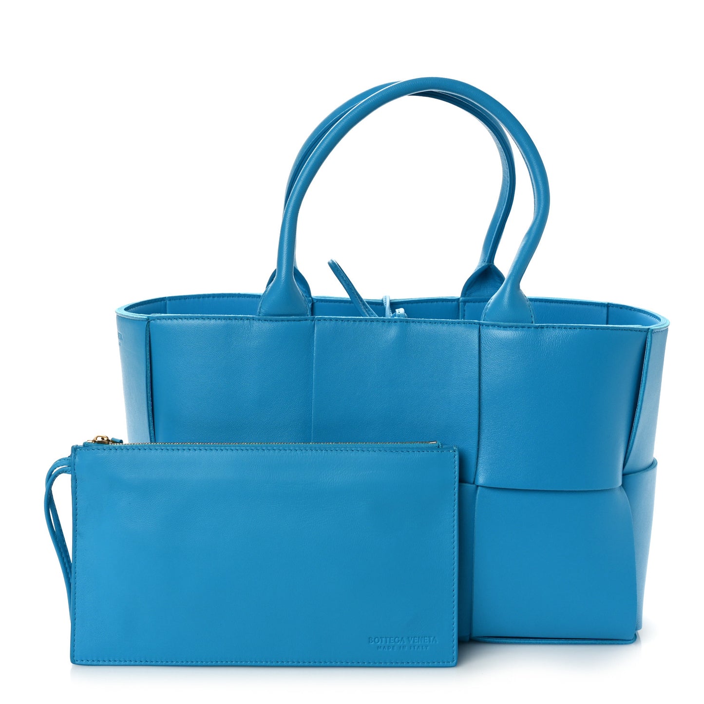 Nappa Maxi Intrecciato Small Arco Tote Pool
