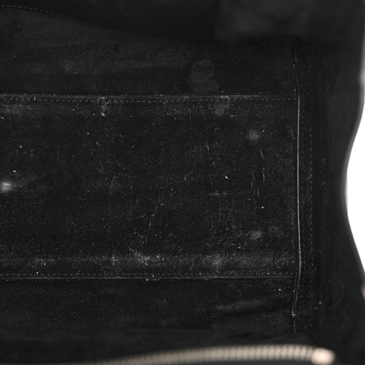 Grained Calfskin Small Cabas Rive Gauche Black