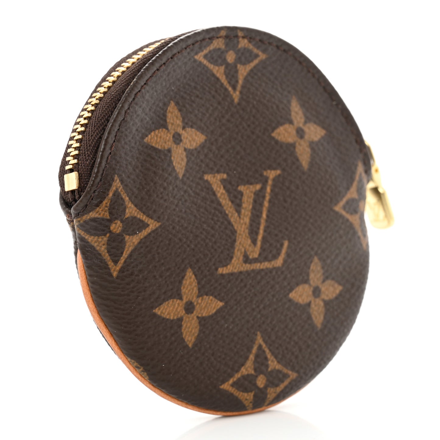 Monogram Round Coin Purse