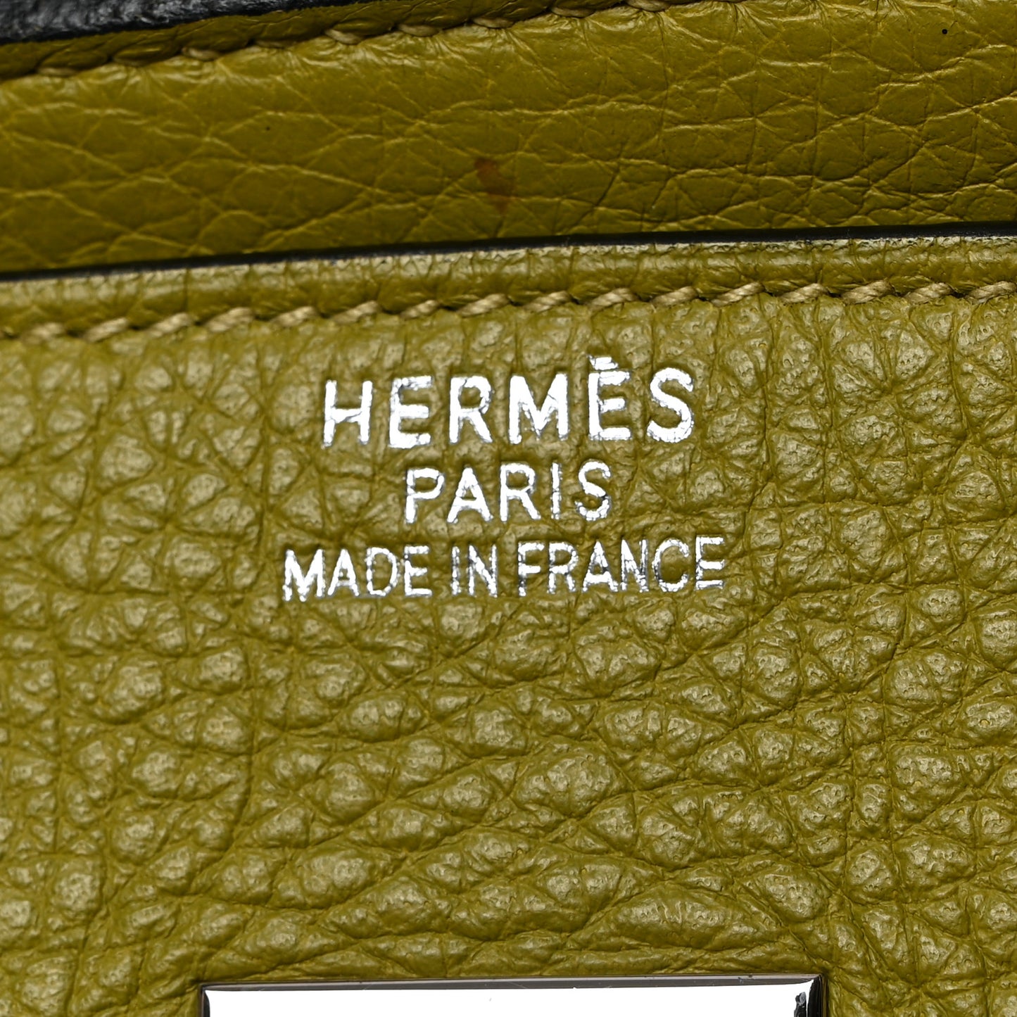 Taurillon Clemence Birkin 35 Vert Chartreuse